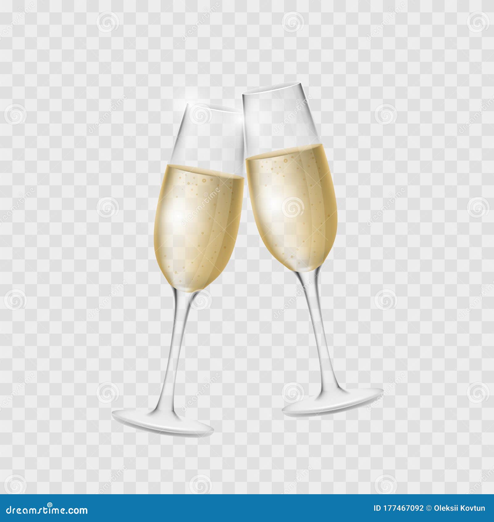 Champagne Glasses. Cheers Icon. Congratulations. Vector Icon Stock Vector Illustration of