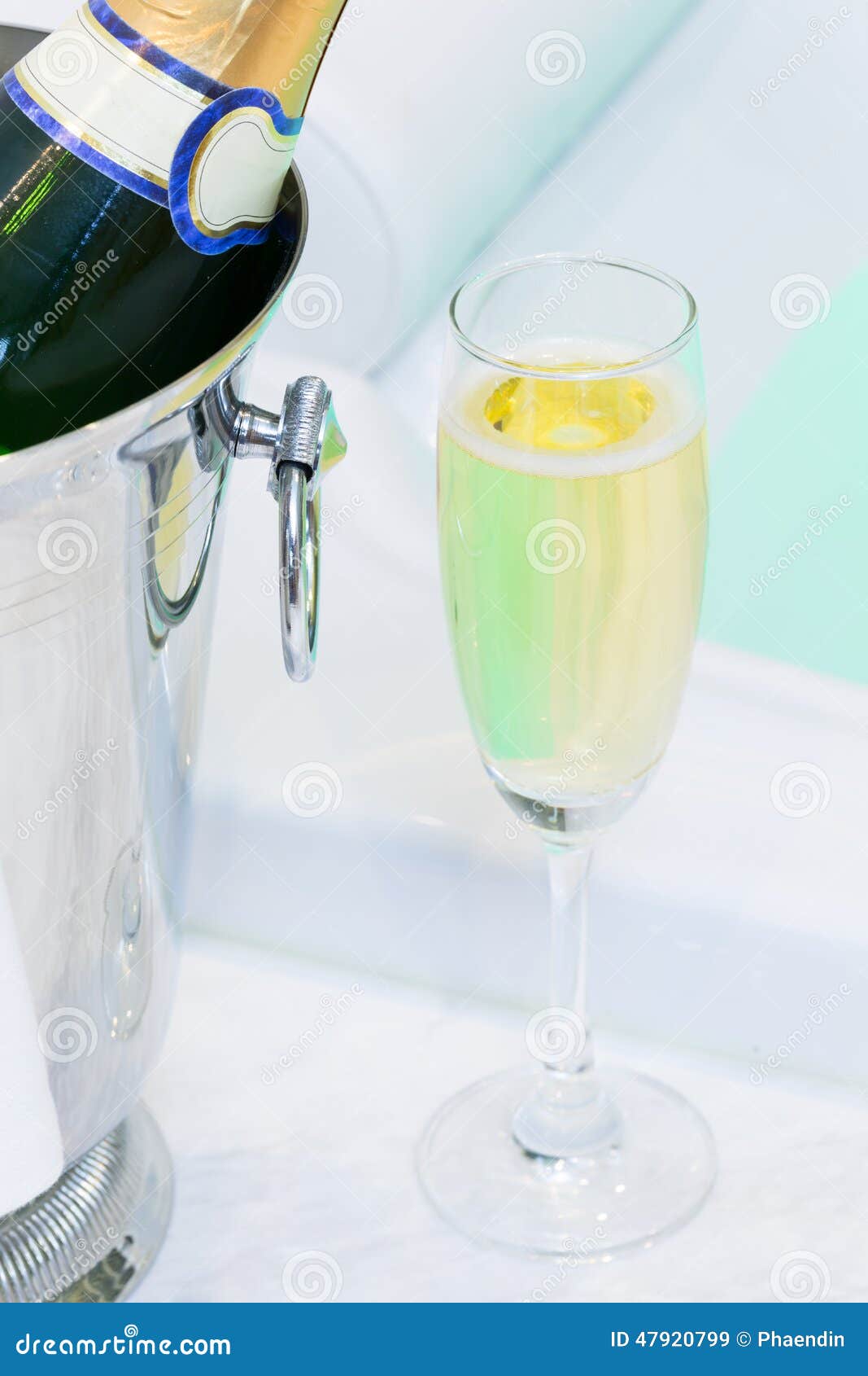 Champagne and Jacuzzi Spa stock image. Image of design 47920799