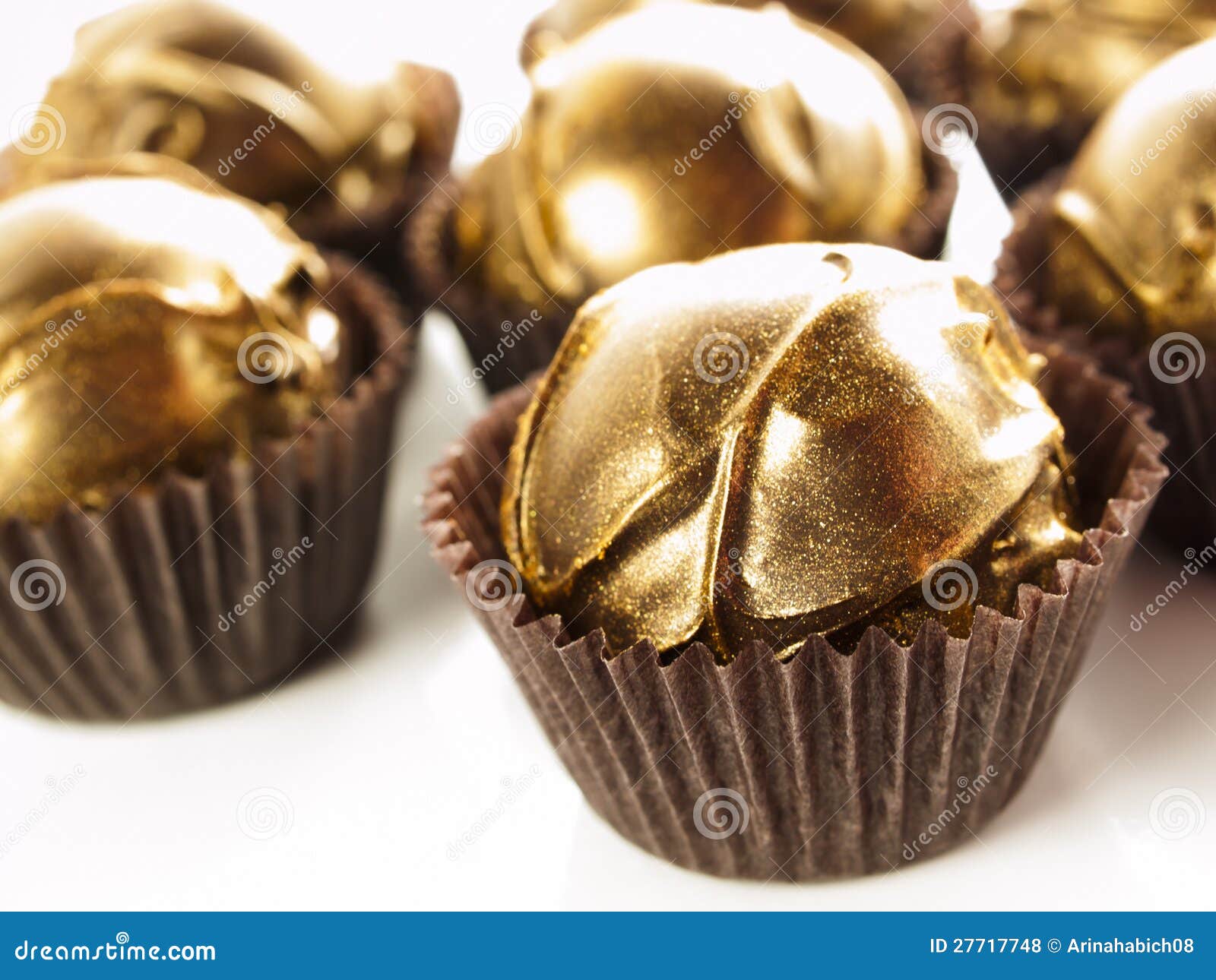 Champagne truffles stock photo. Image of gold, sweets - 27717748