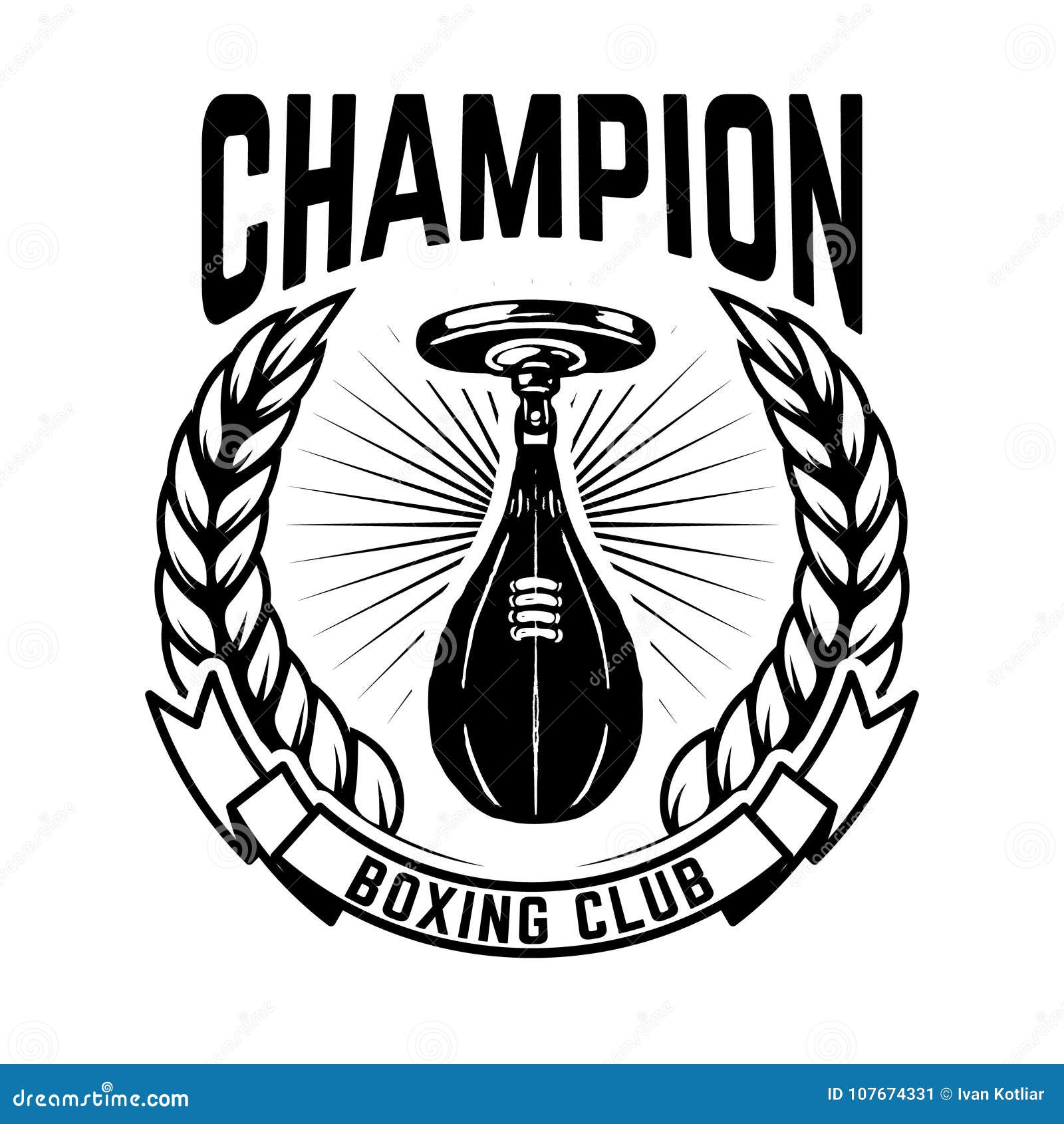 Champions boxing league logo, Logo design contest