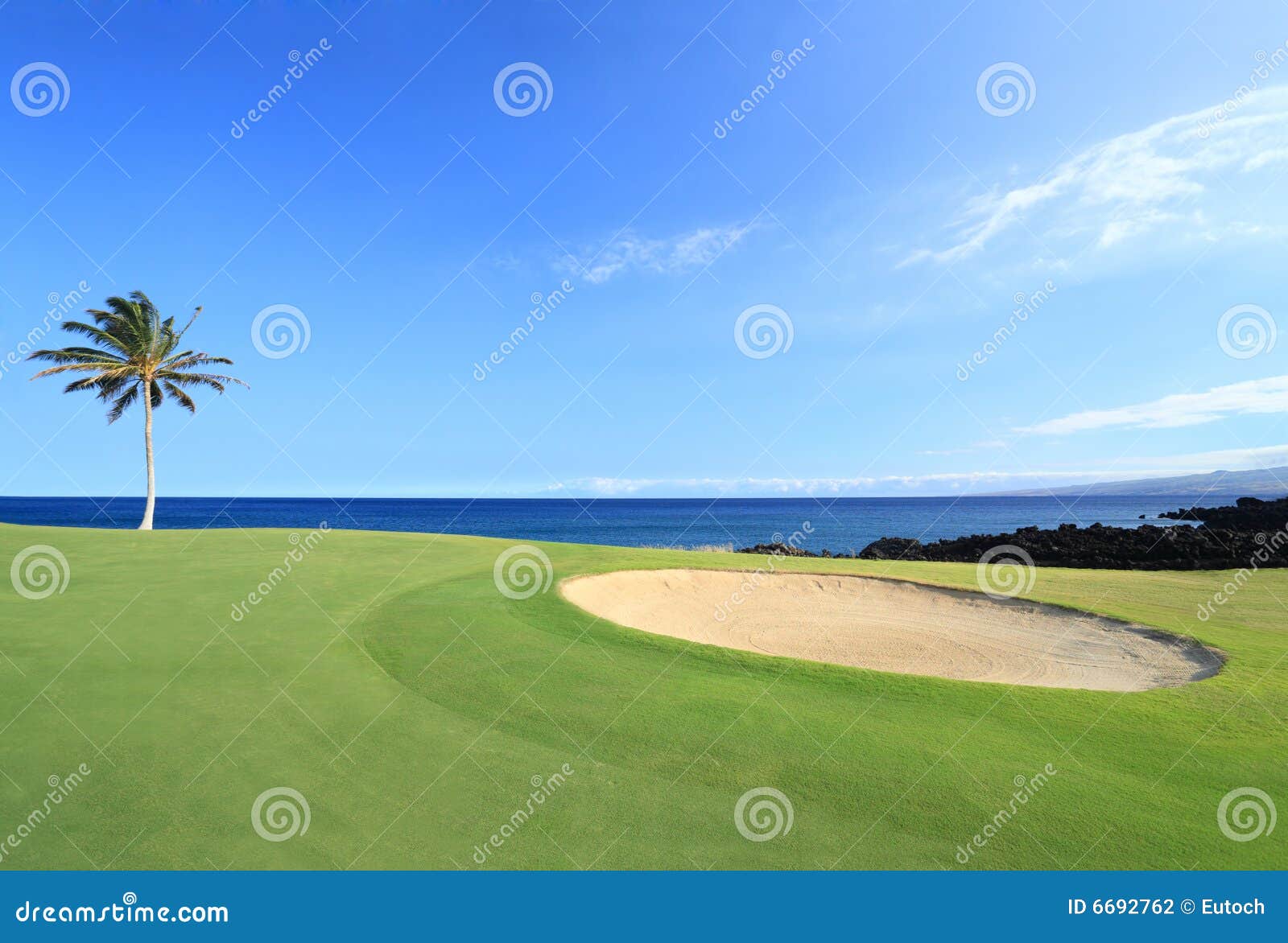 Champions Golf Course, Hawaii Stock Photo Image of heaven, blue 6692762