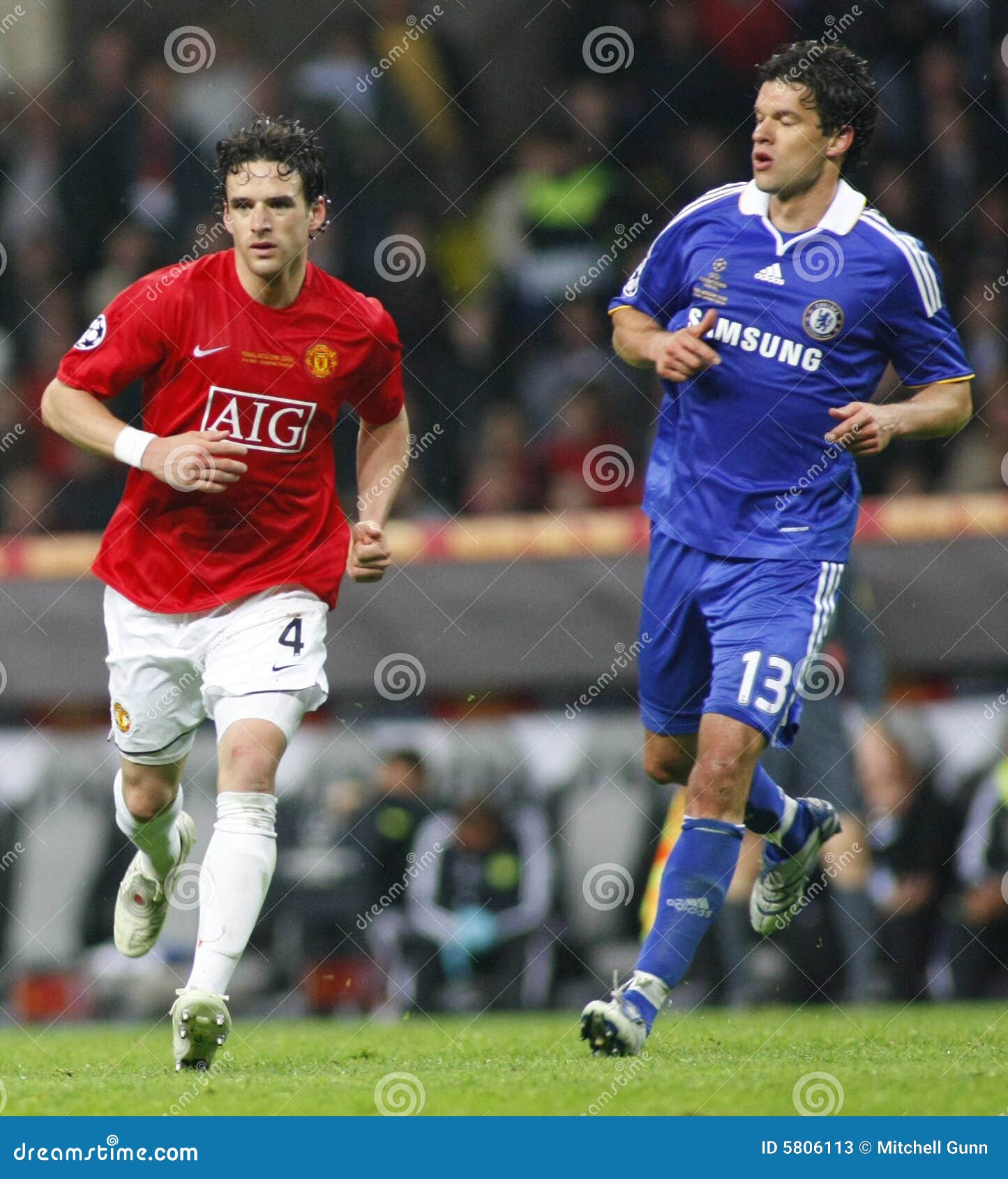 Champions League Final Luzhniki Stadium Editorial Stock Photo - Image of ball, ballack: 5806113