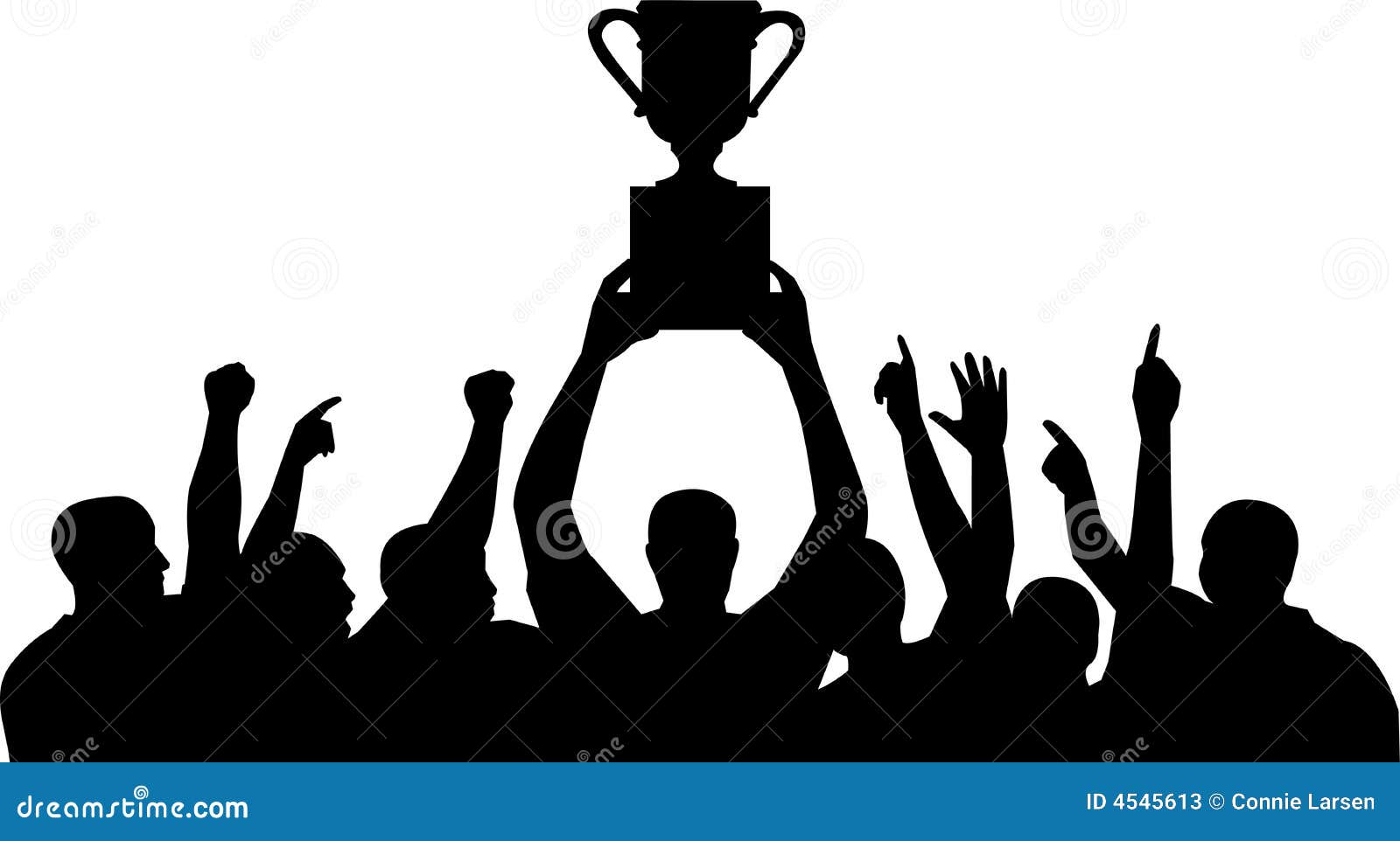 Championship Team Celebration Stock Vector - Illustration of clip