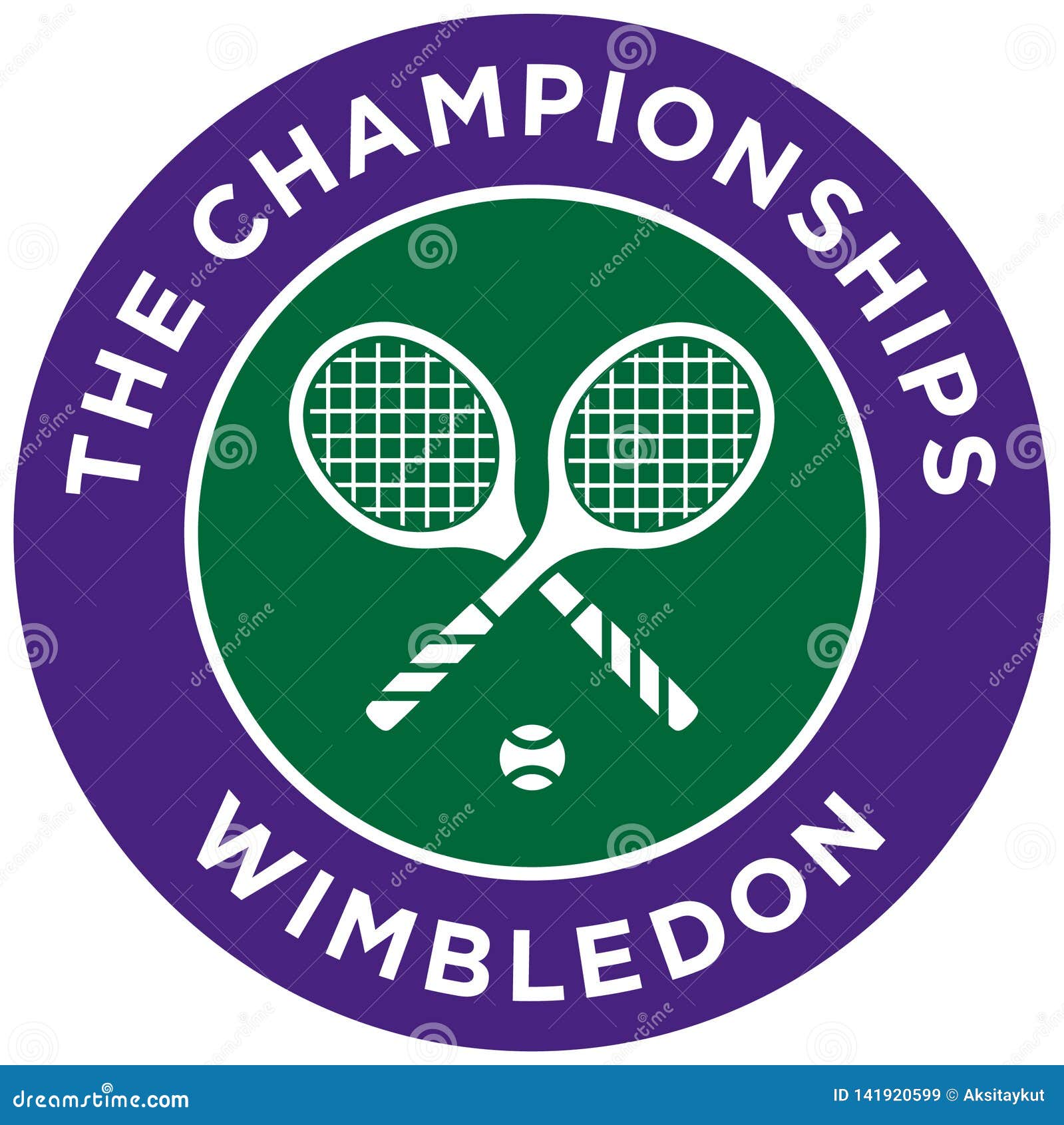 Wimbledon icon editorial stock image. Illustration of london - 141920599