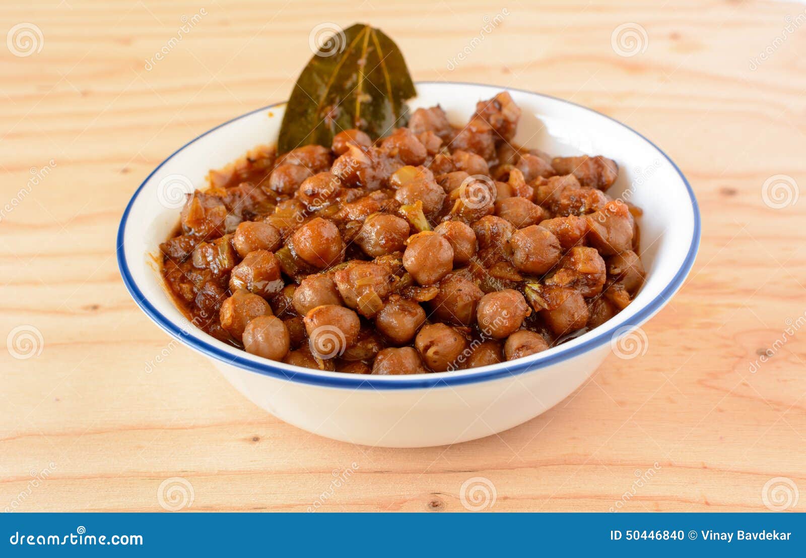 Chana Masala, Chickpea Curry Or Choley. Indian Traditional Food Stock