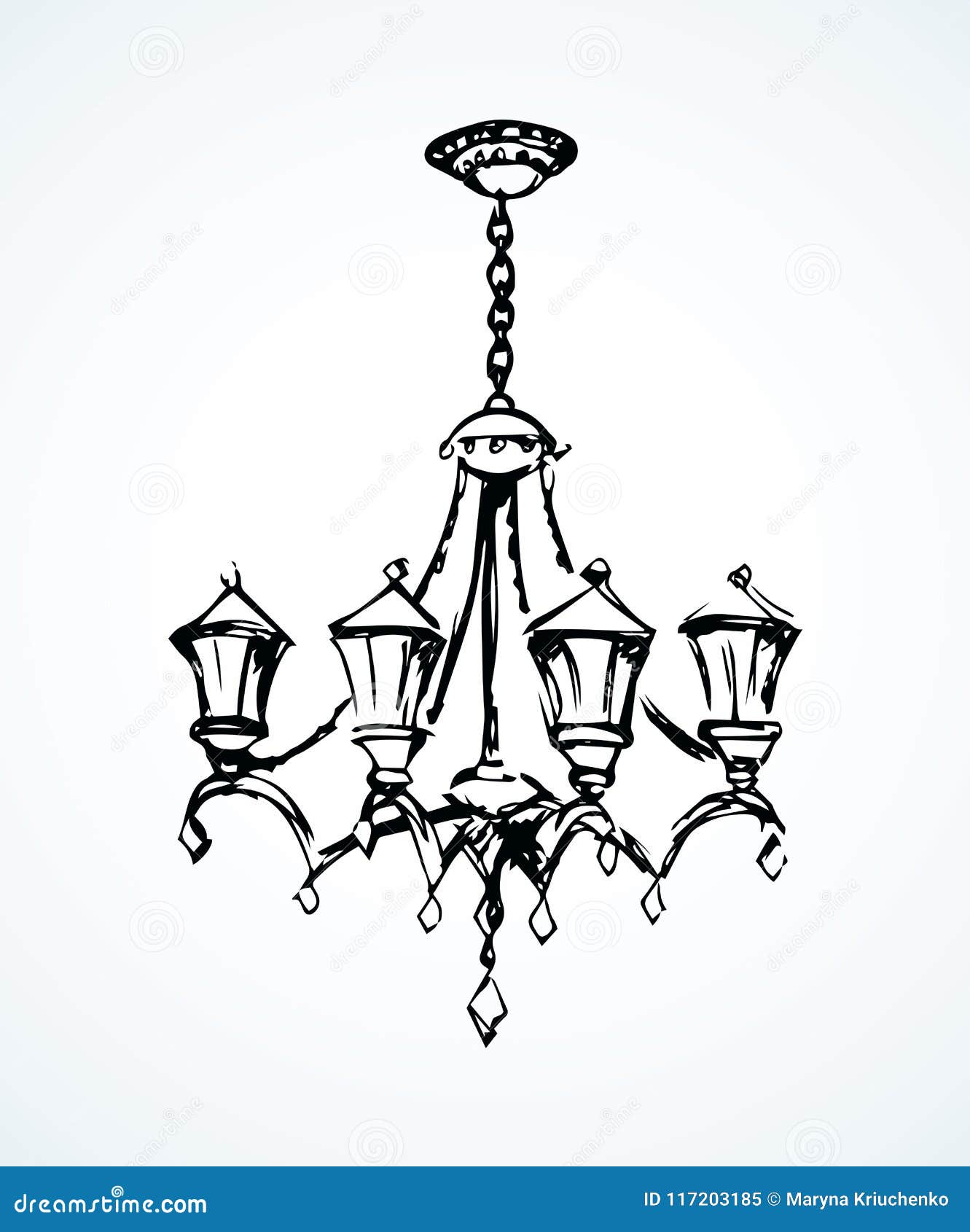 Chandelier Drawing Simple / 581x800 simple chandelier silhouette black
