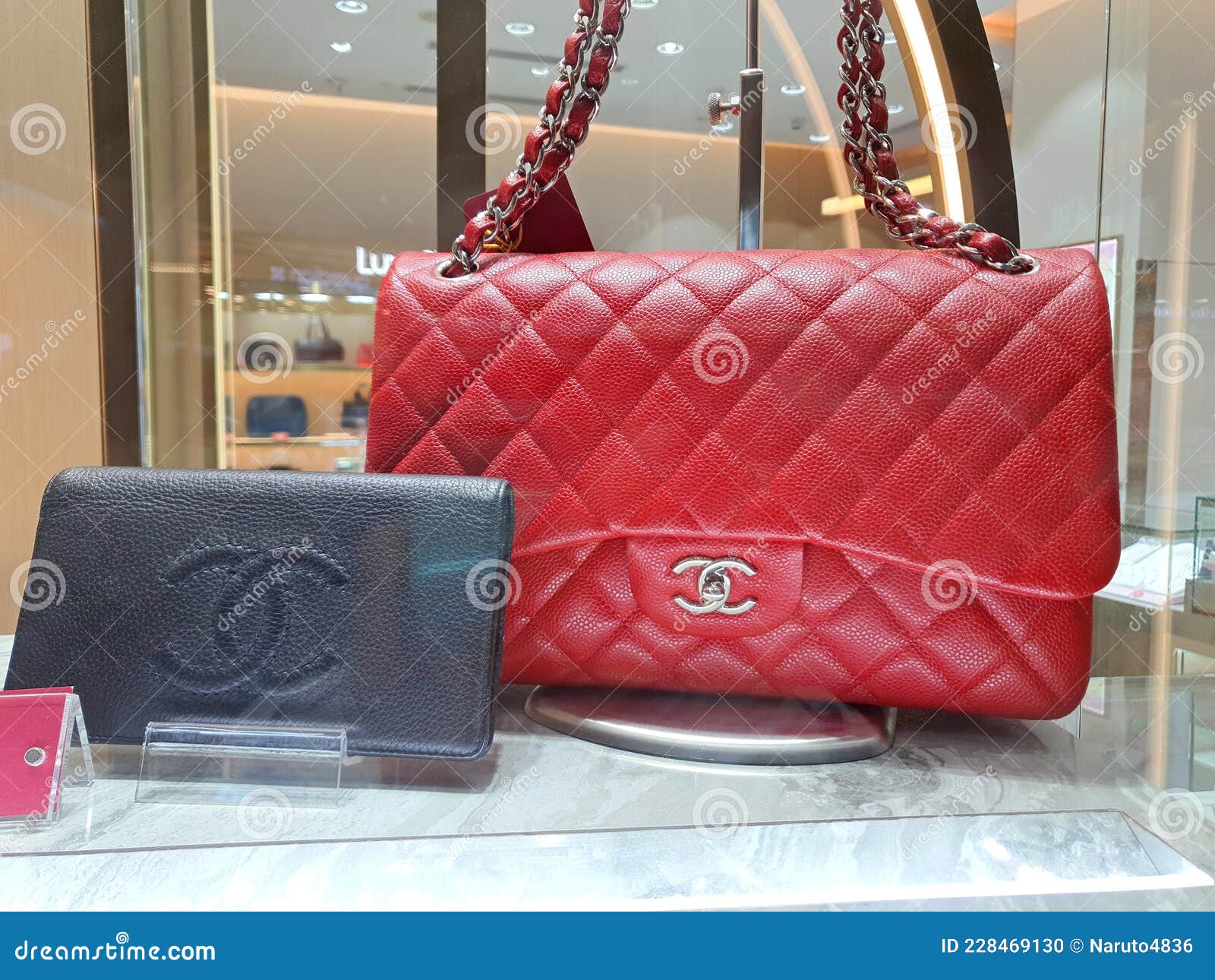 arrestordre Fugtig udsultet Chanel Bags at Window Display Editorial Image - Image of france, window:  228469130