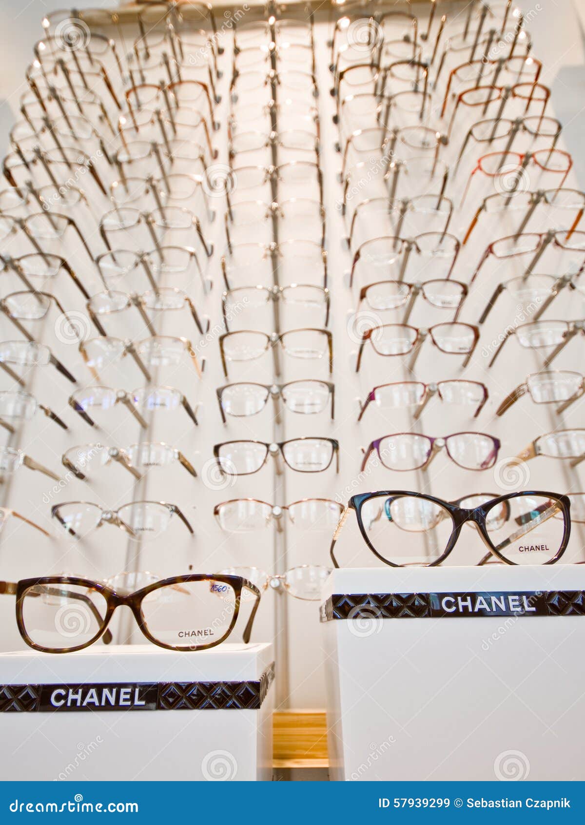 Chanel Eyeglasses Frames on Display Editorial Stock Image - Image of  luxurious, glasses: 57939299