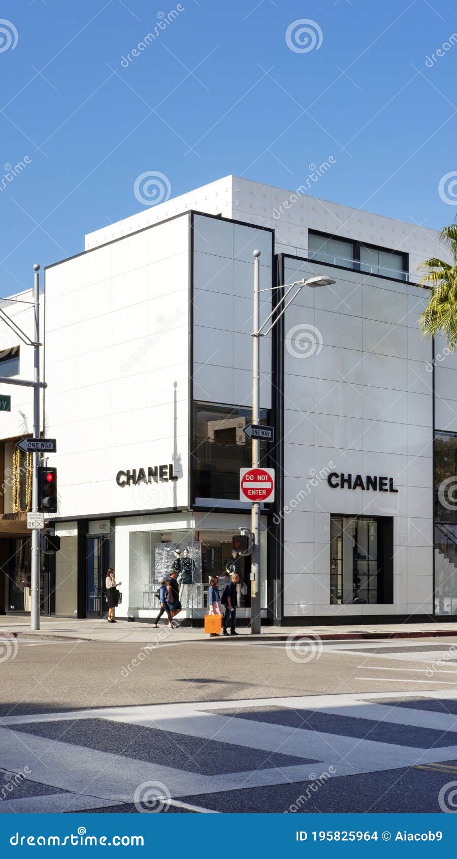 Chanel Flagship Store on the Famous Rodeo Drive, Beverly Hills