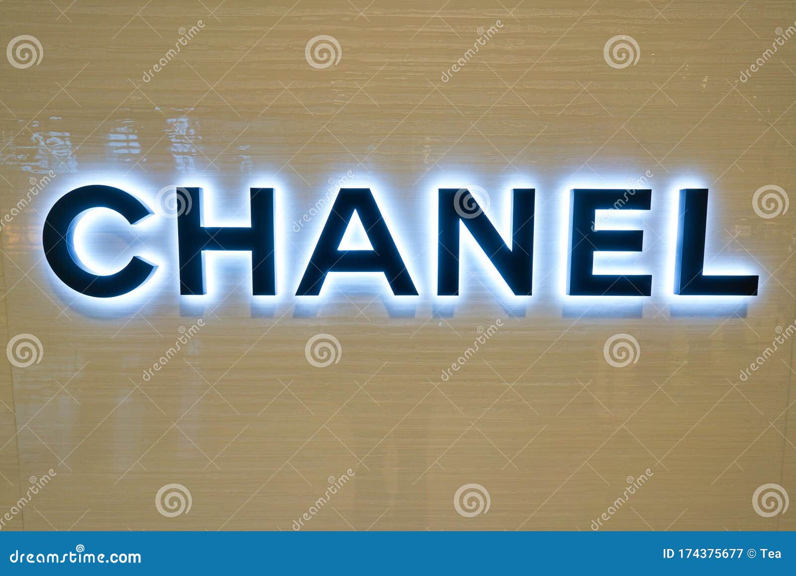 Chanel sign editorial photography. Image of sign, brand - 174375677
