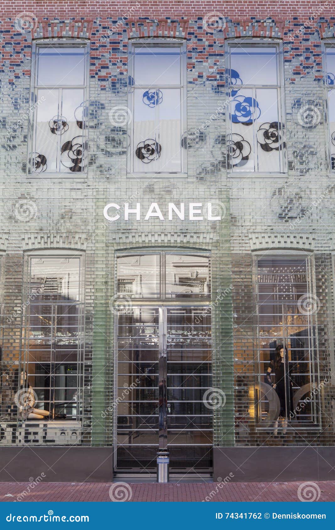 Chanel store in Amsterdam editorial photography. Image of chanel - 74341762
