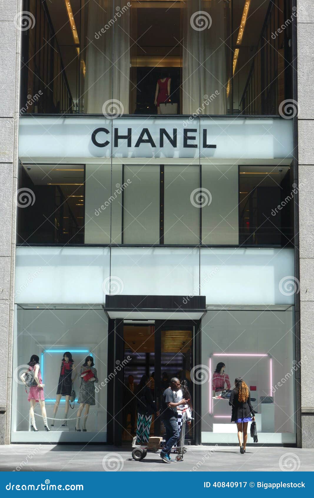 Chanel Store editorial photography. Image of york, coco - 40840917