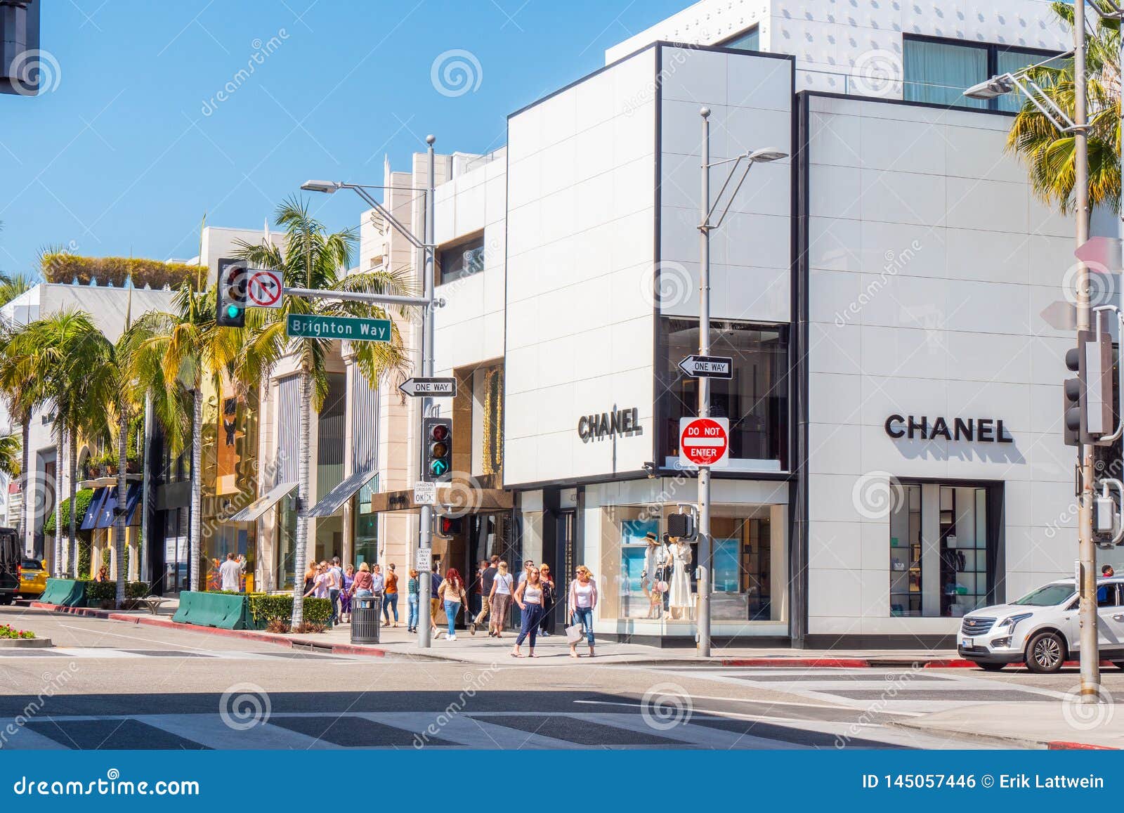 Stock photo of Rodeo Drive sign, Beverly Hills, Los Angeles