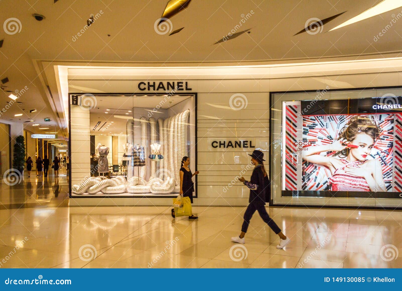 A Chanel Store in a Shopping Mall Editorial Image - Image of brands,  expensive: 149130085