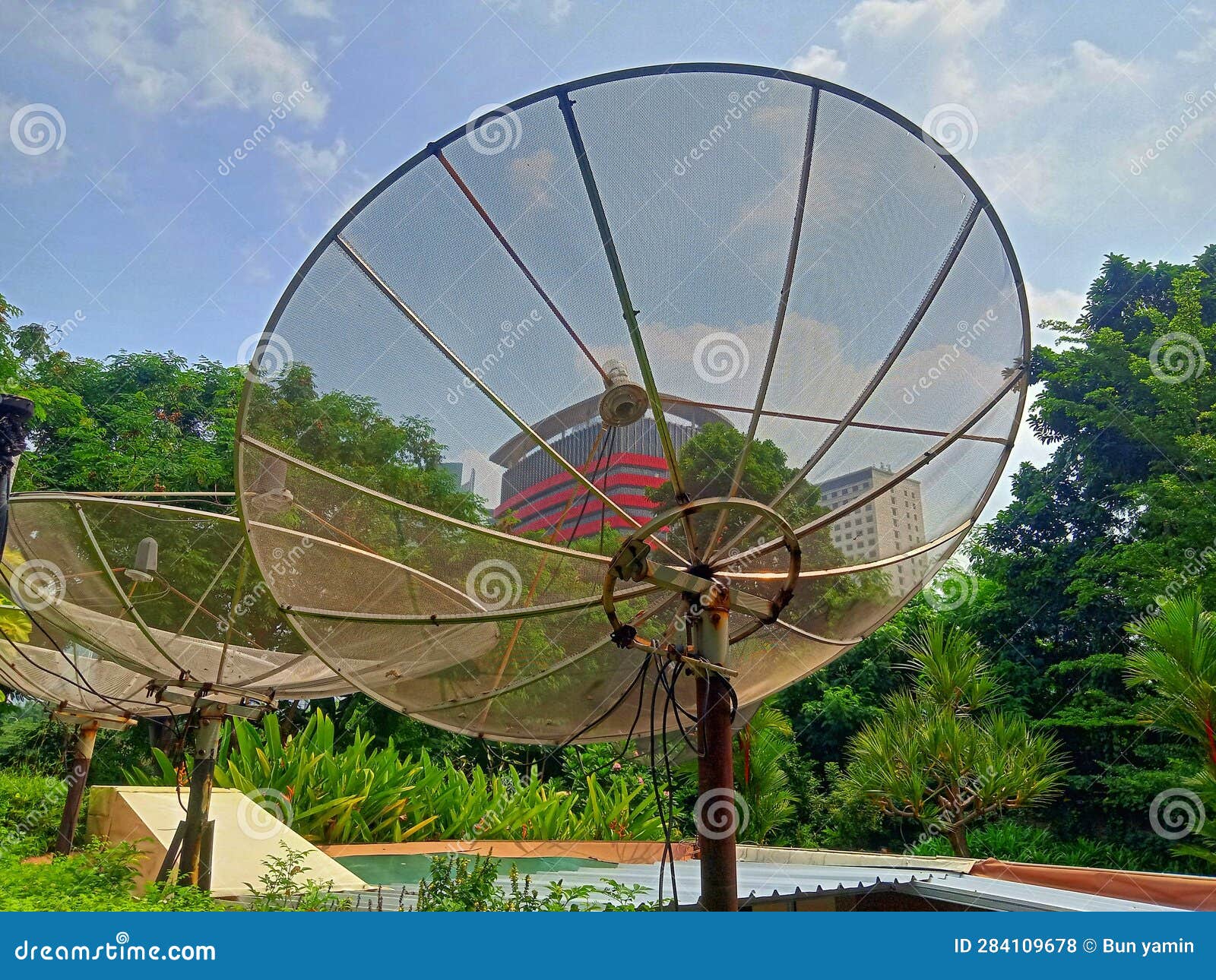 Chanel Tv Broadcast Signal Catcher Stock Photo Image of park, leisure