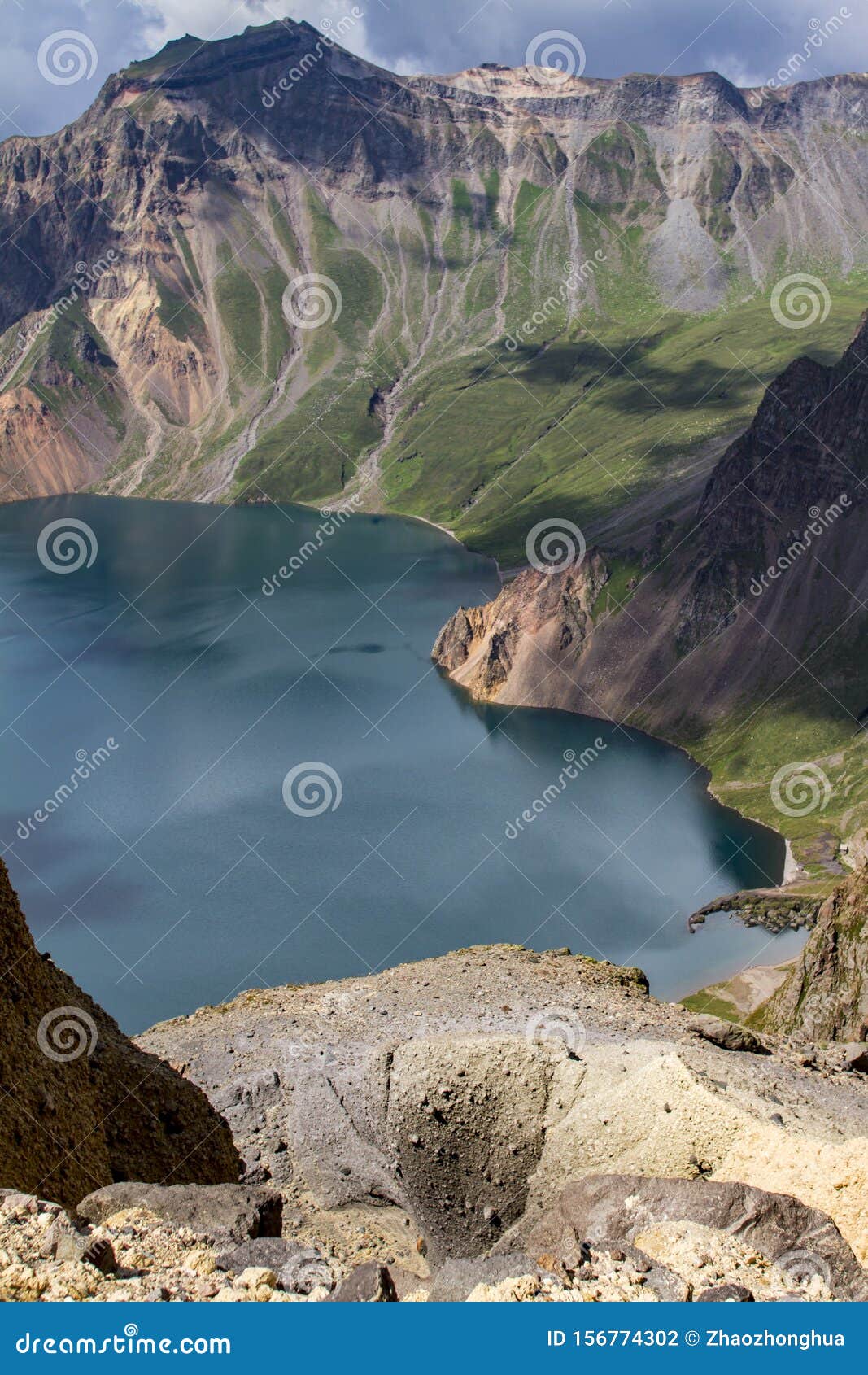 changbaishan tianchi scenic spot in china.