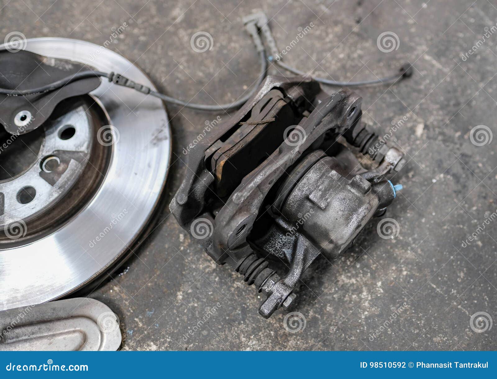 Change Brake Pad. stock photo. Image of technology, metal 98510592