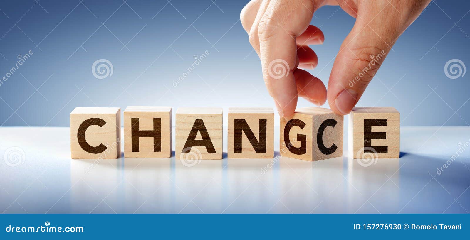 change and chance - business strategy concept