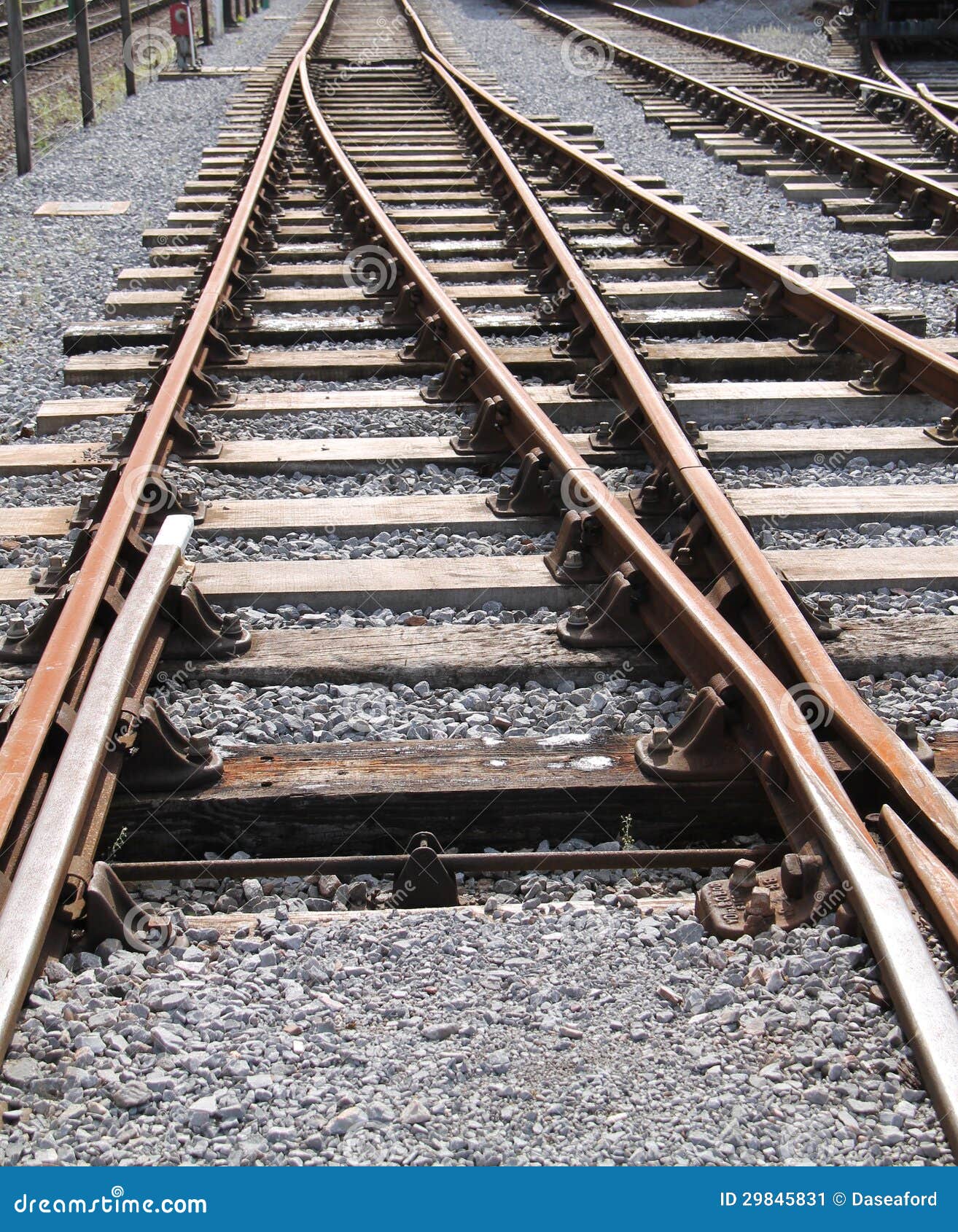 Railway Train Track. Stock Image - Image: 29845831