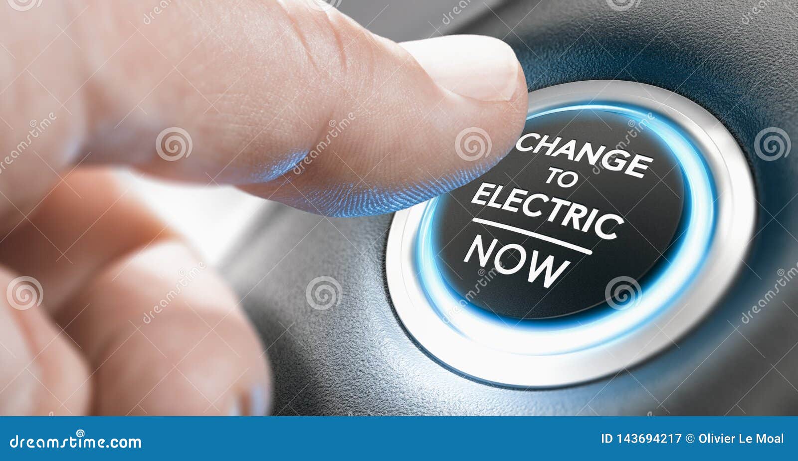 Change To Electric Vehicle Now Stock Illustration Illustration of