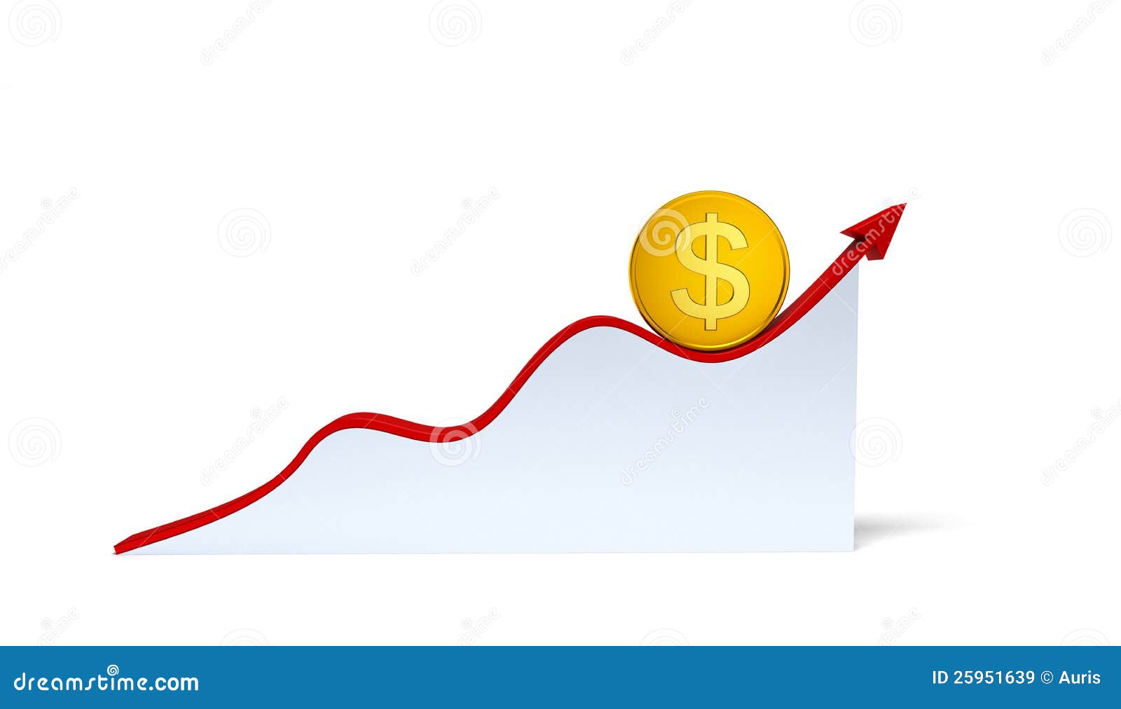 us-dollar-exchange-chart-illustration-falling-royalty-free-stock