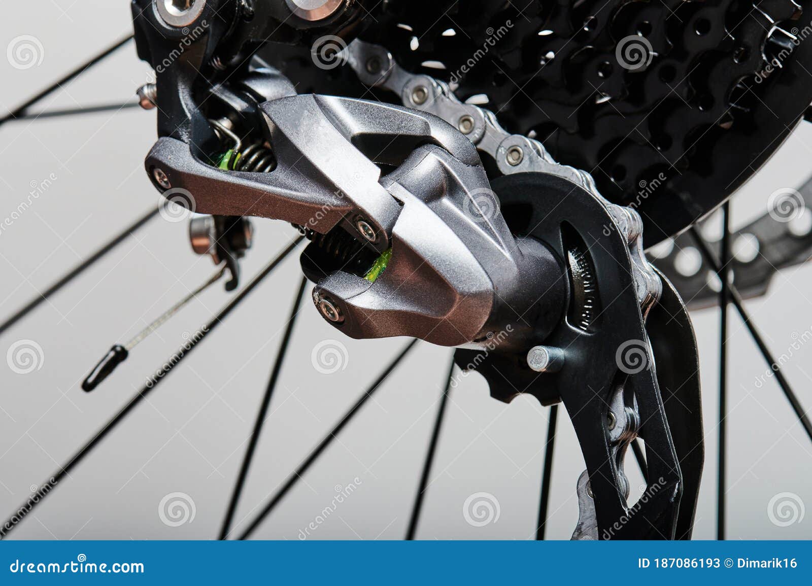 Changing Gear System on Bicycle Stock Image Image of front, mechanism
