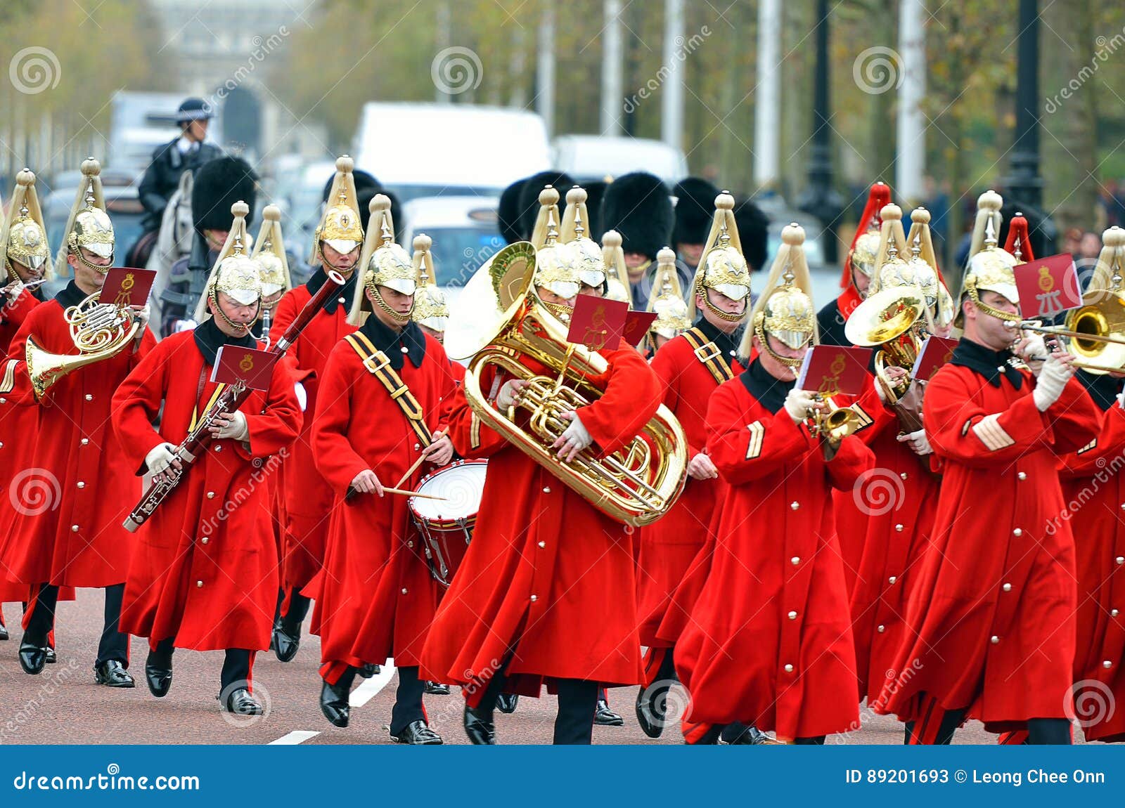 Changing of the Guard in Buckingham Palace Editorial Stock Photo