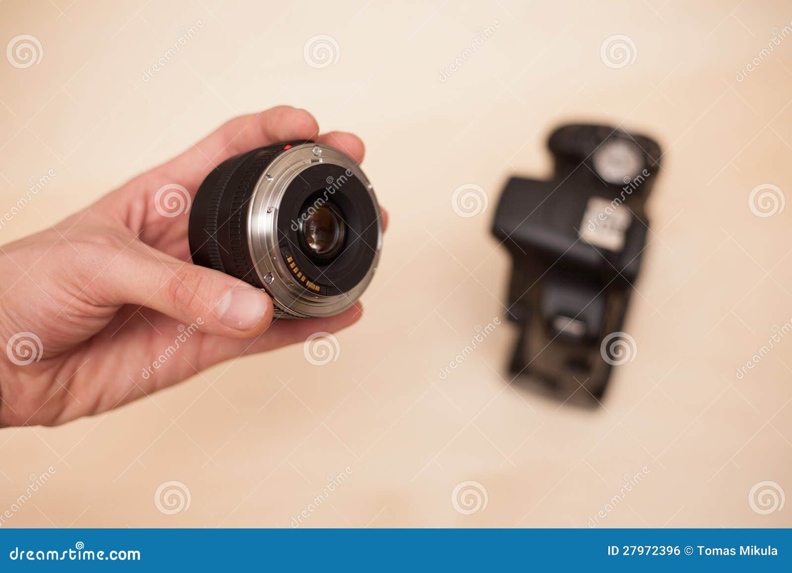 Changing Lens on Digital Camera Stock Photo Image of camera, lens