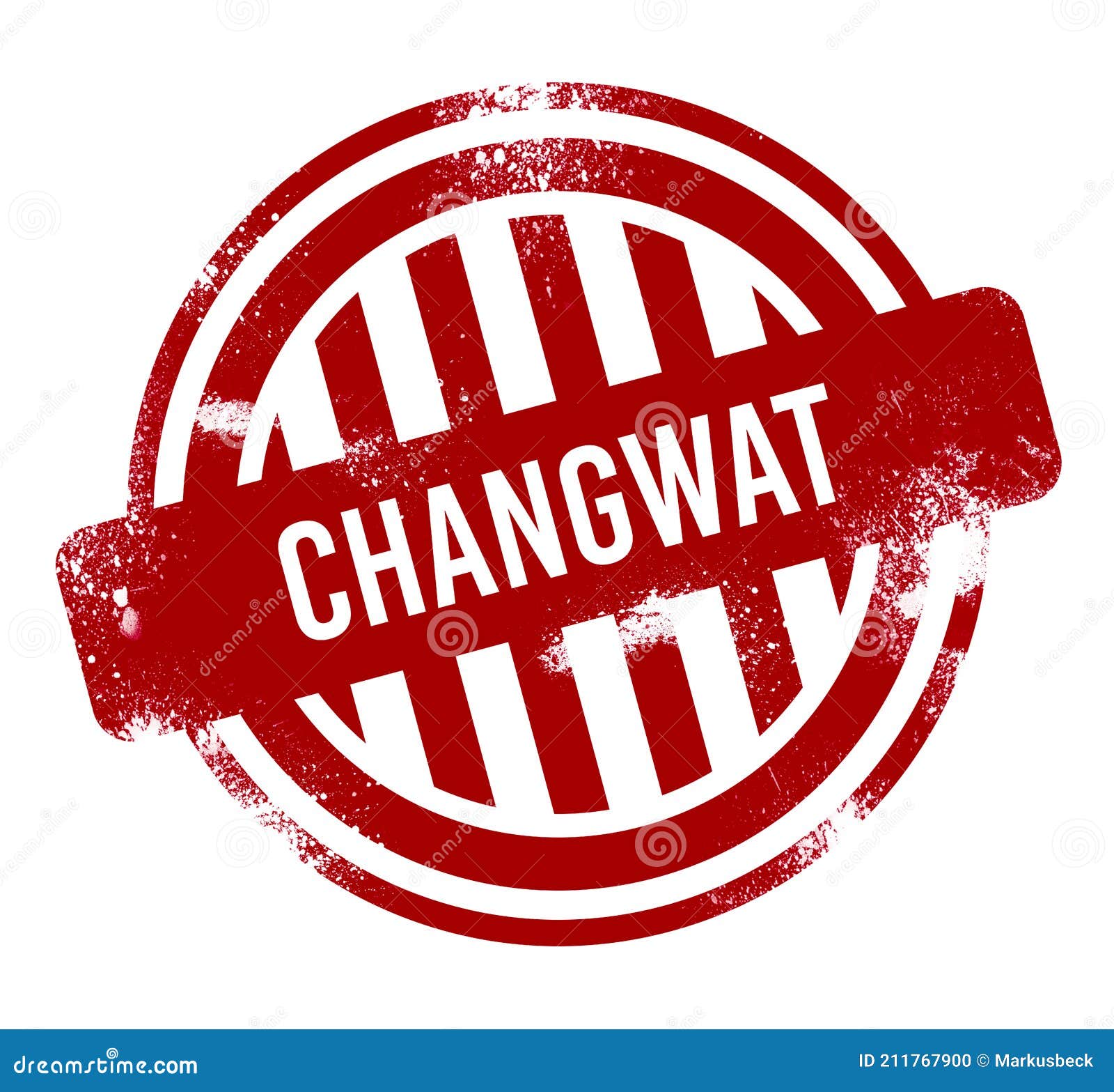 changwat suphan buri - red grunge button, stamp