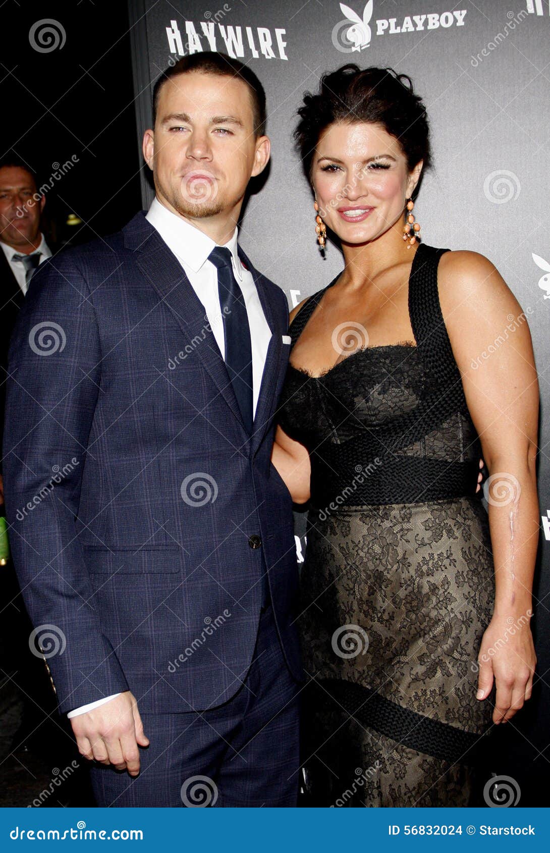 Channing Tatum Und Gina Carano Redaktionelles Stockbild Bild von teppich, salonlöwe 56832024