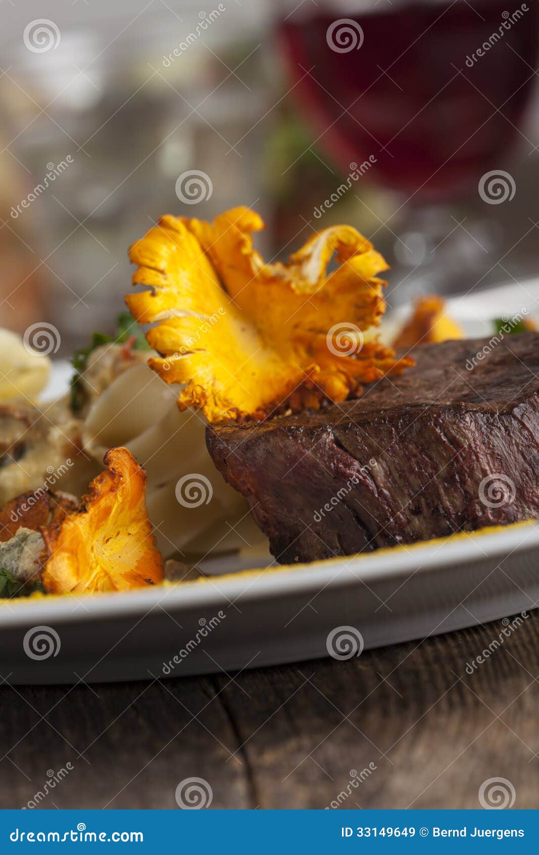 Chanterelle stock image. Image of sauce, vegetable, delicious 33149649