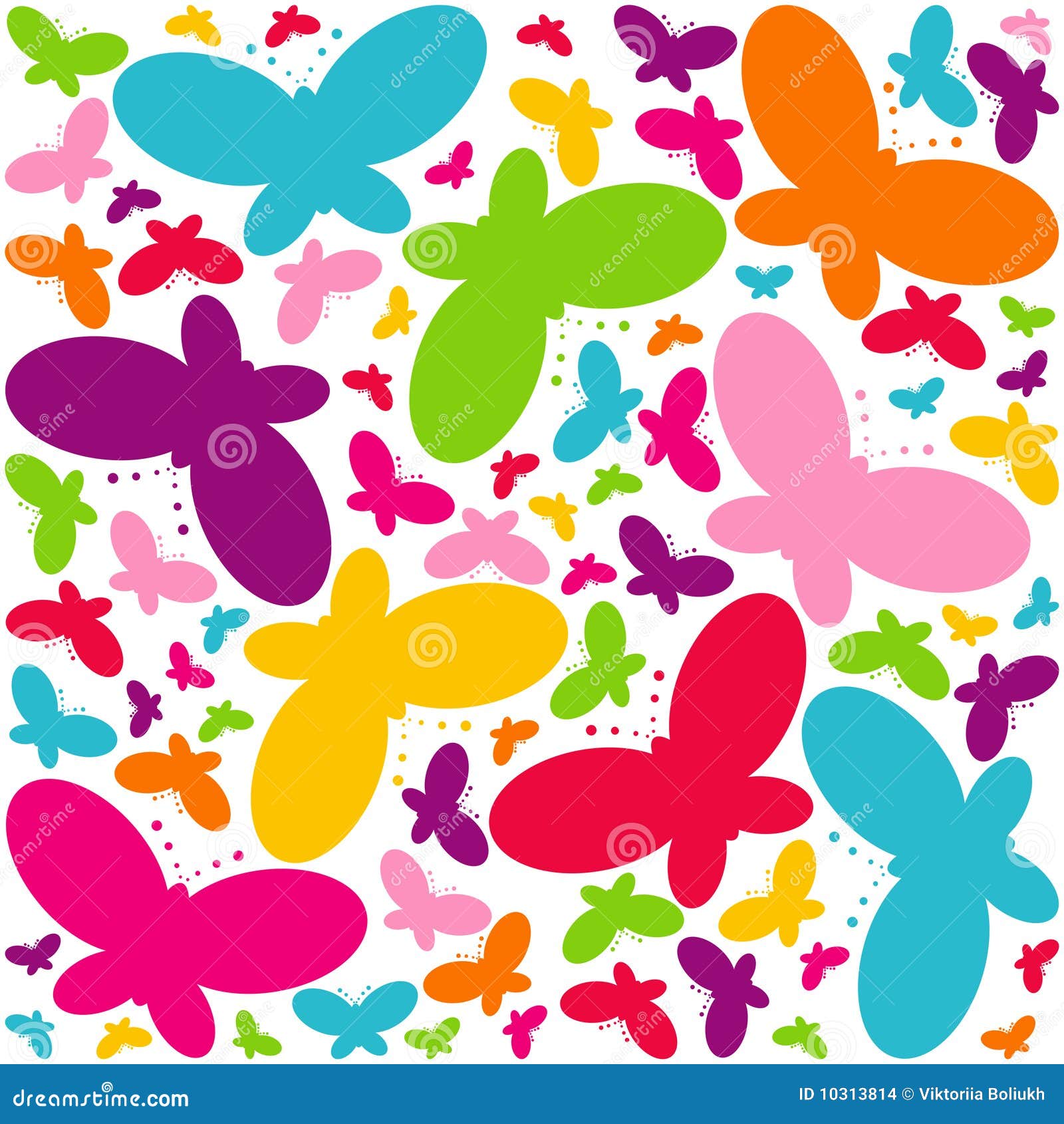 Chaos butterflies stock illustration. Illustration of beauty - 10313814
