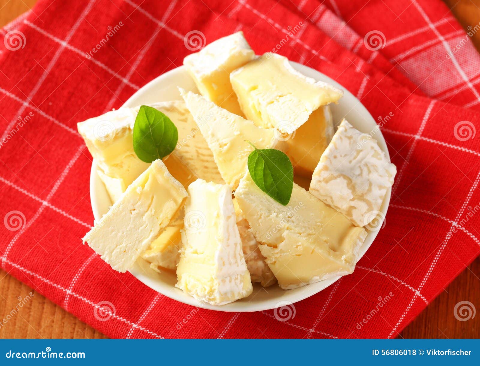 Chaource cheese stock photo. Image of food, cloth, artisanal 56806018