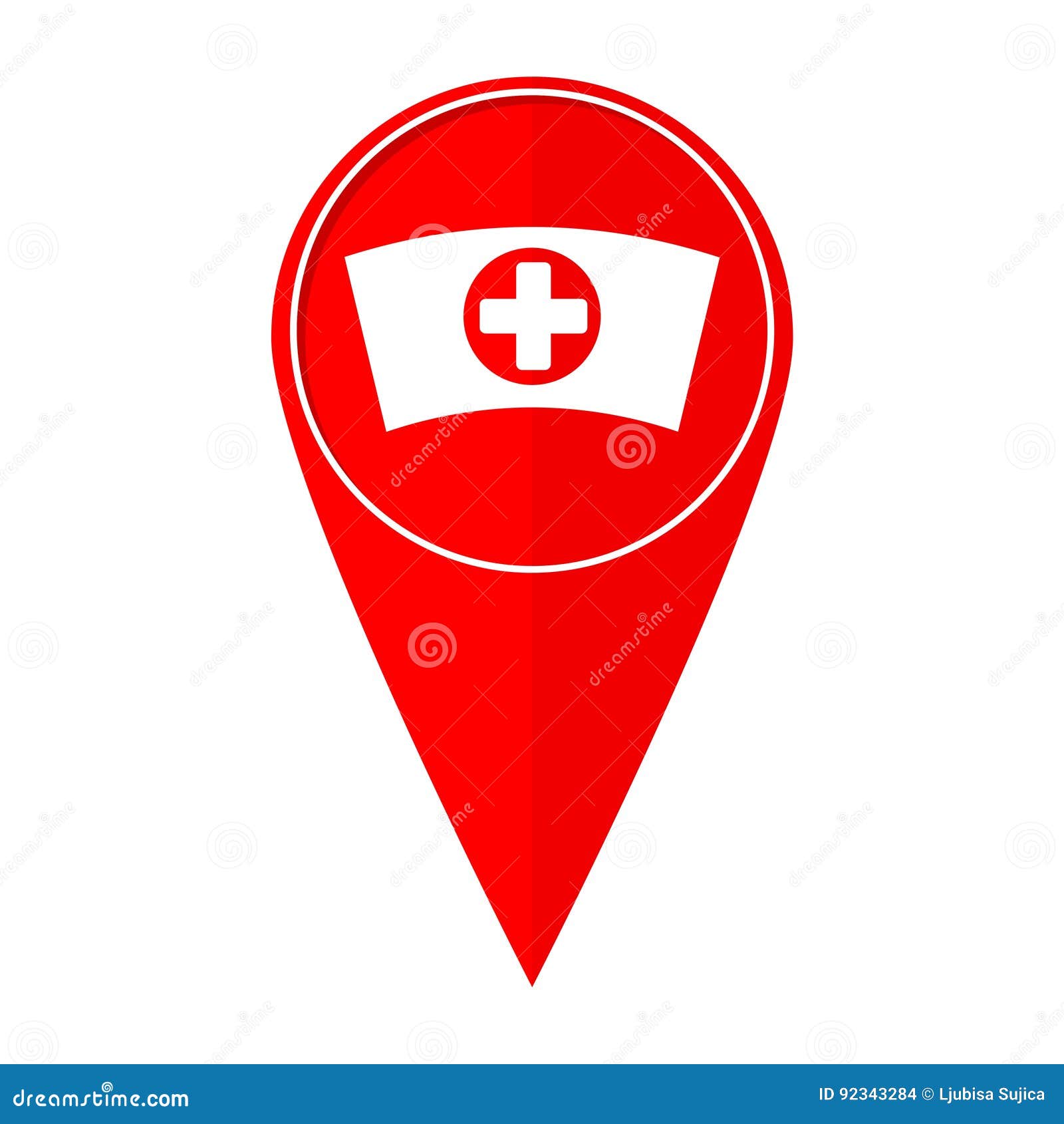 Chapeau D'infirmière D'indicateur De Carte Illustration de Vecteur -  Illustration du médical, soin: 92343284