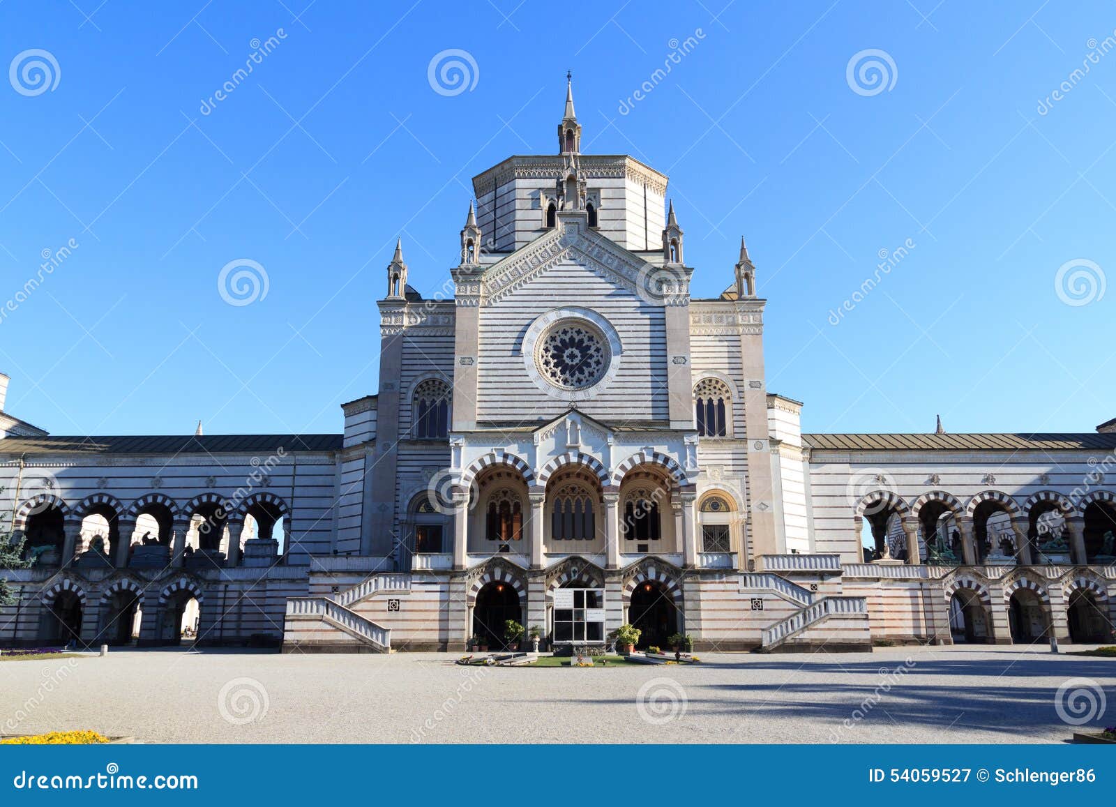 chapel famedio at monumental cemetery (cimitero monumentale) in milan