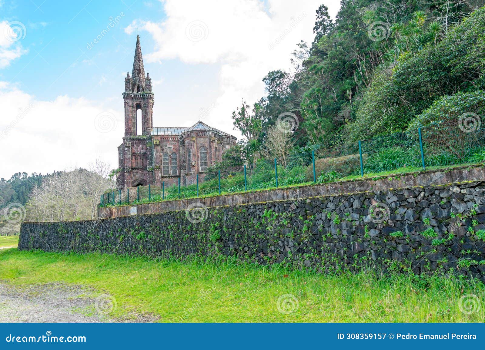 chapel of nossa senhora das vitorias near lagoa das furnas in sÃ£o miguel-aÃ§ores-portugal.
