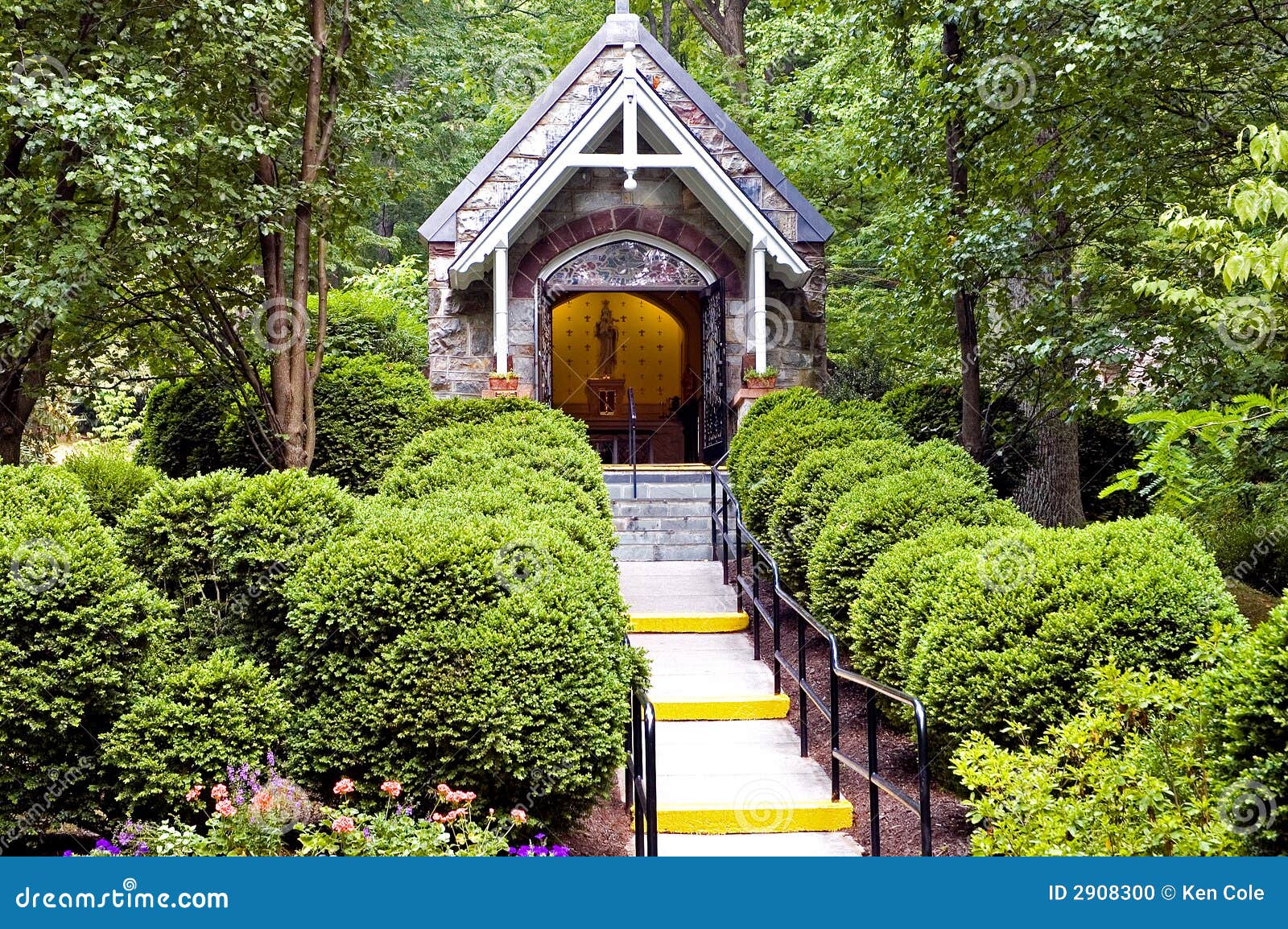 chapel in woods