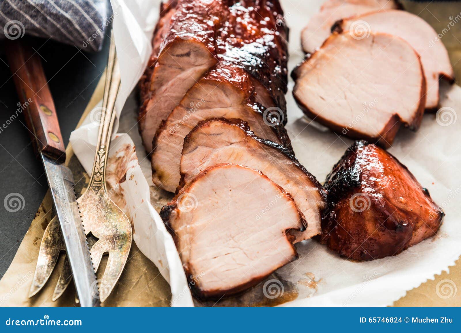 char siu pork - chinese roasted pork loin