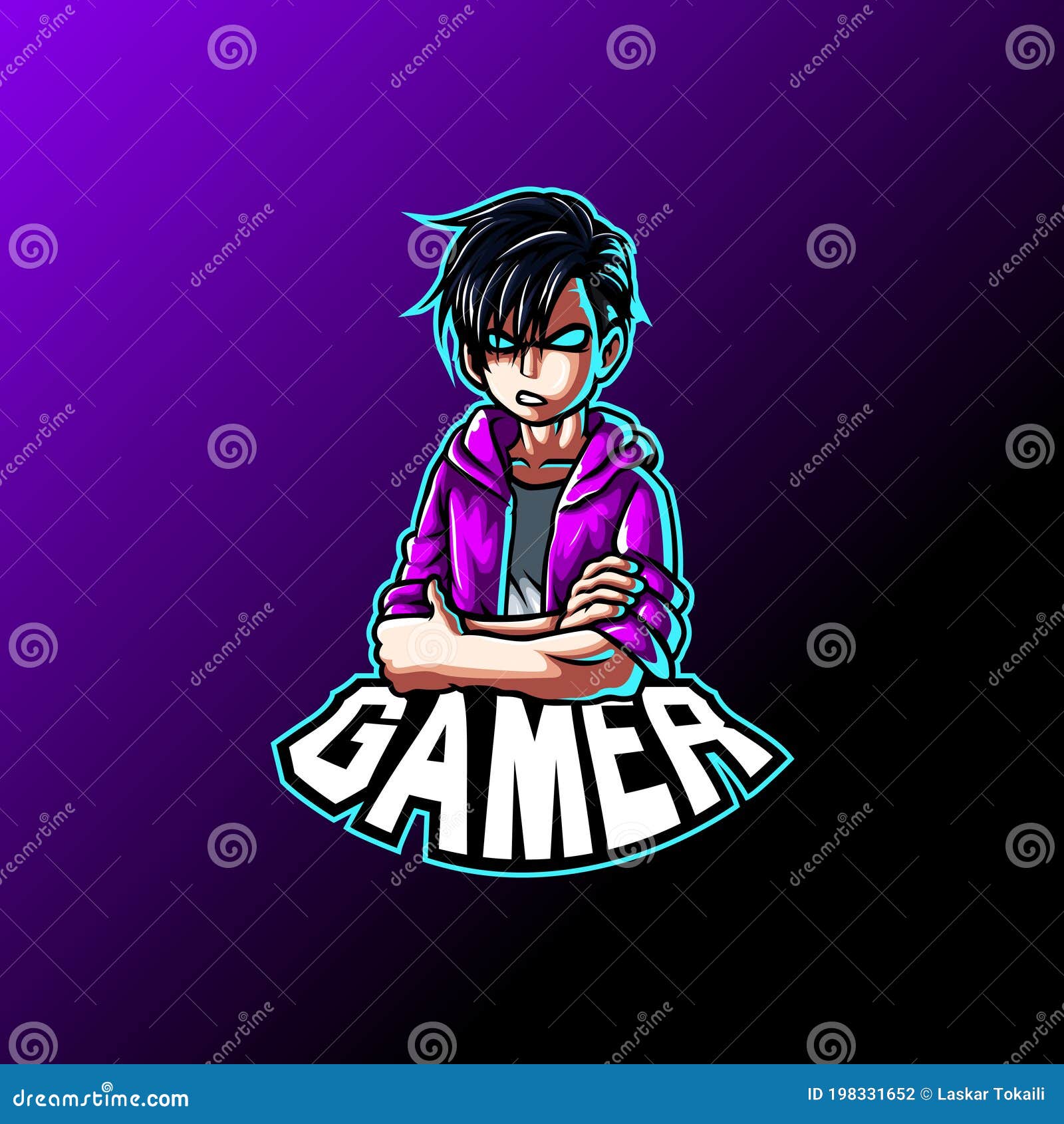Character Mascot Gaming Logo with Hoodie Jacket Stock Vector - Illustration of internet, cartoon: 198331652 Character Mascot Gaming Logo with Hoodie Jacket Stock Vector - Illustration of internet, cartoon: 198331652