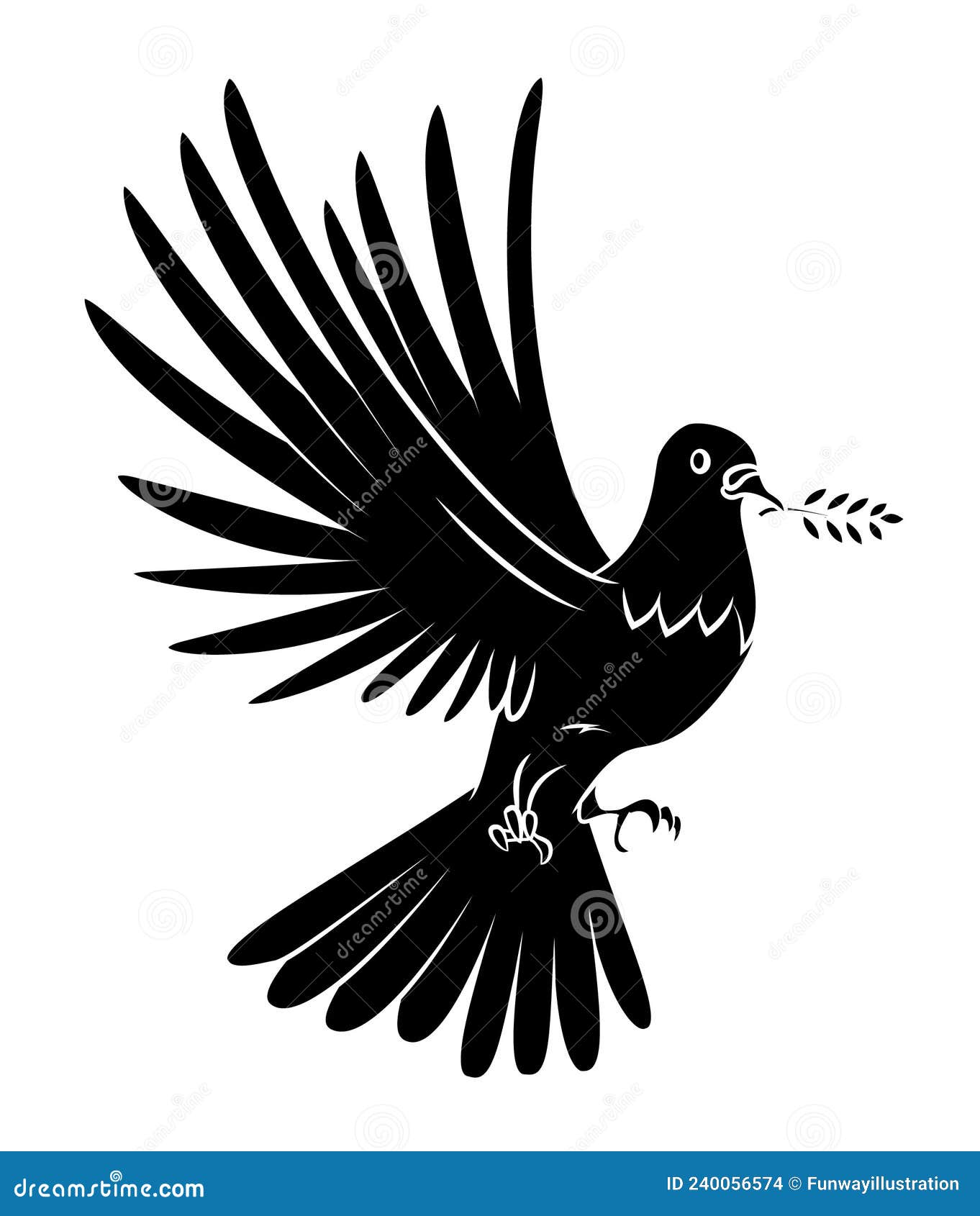 Character Vector with Style Line Art Black and White Stock Vector