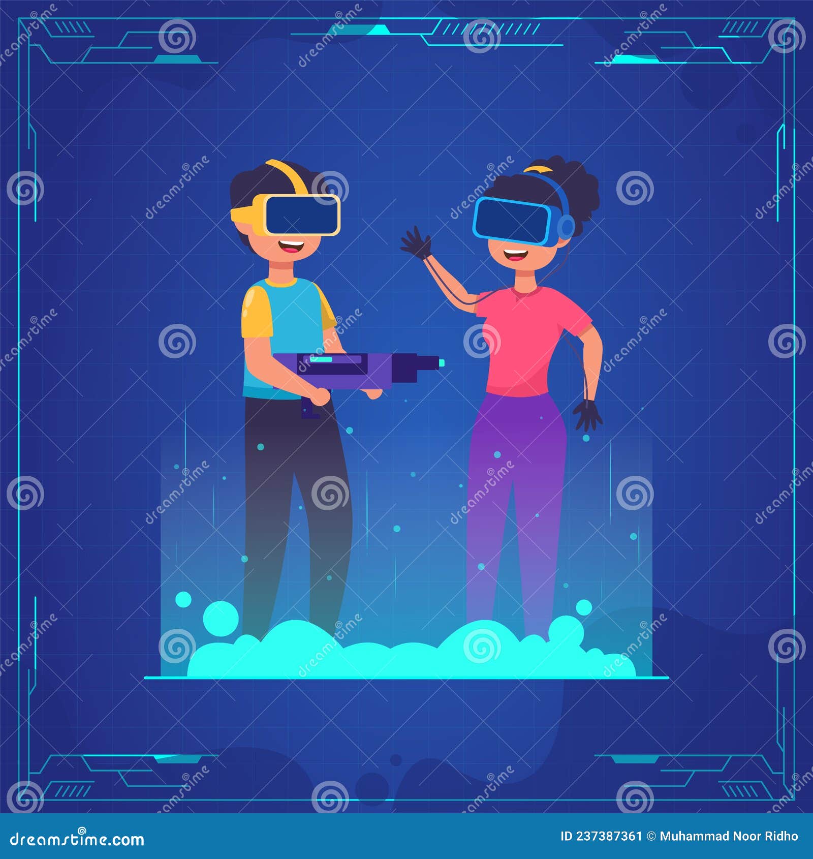 VR_infographicCharacter Virtual and Augmented Reality Games Gadgets