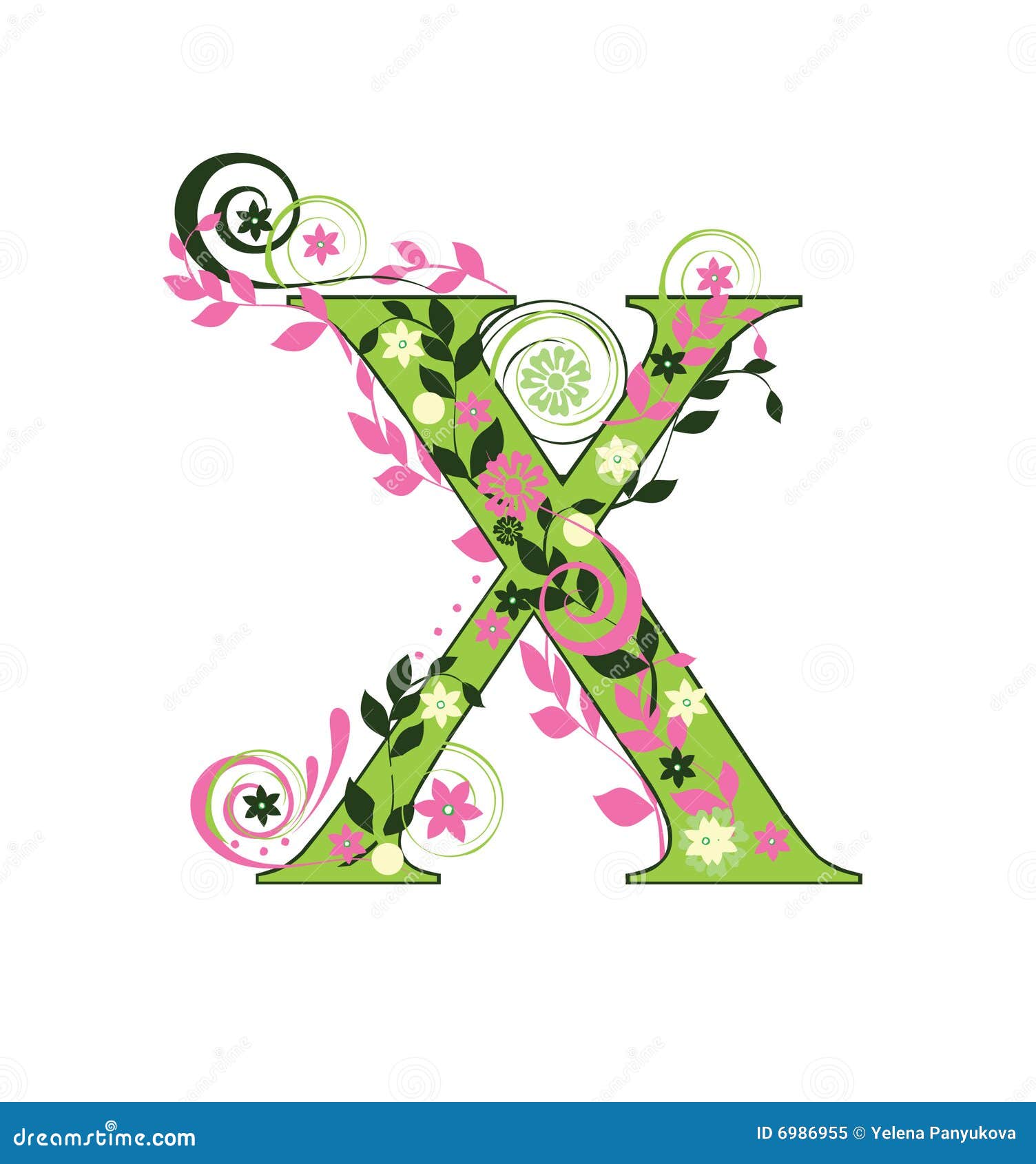 Character X stock vector. Illustration of graphic, vector 6986955