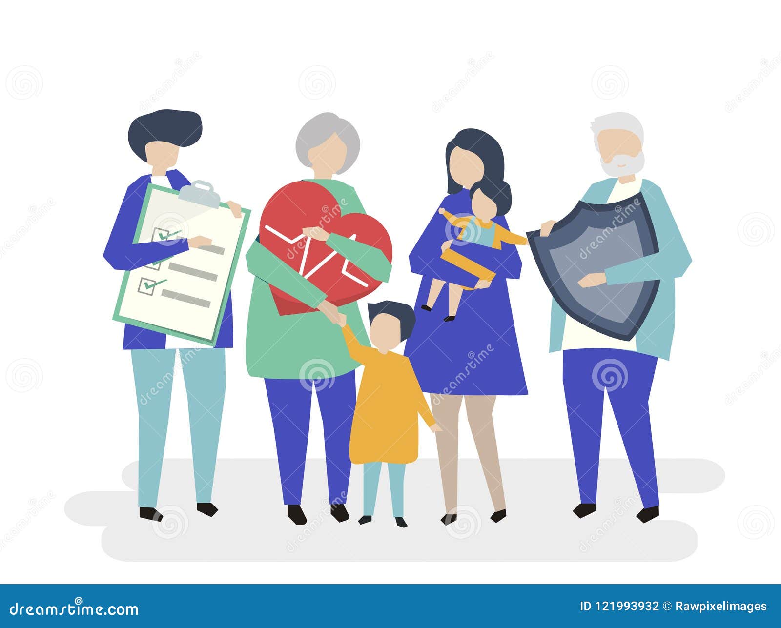 extended family icon clipart