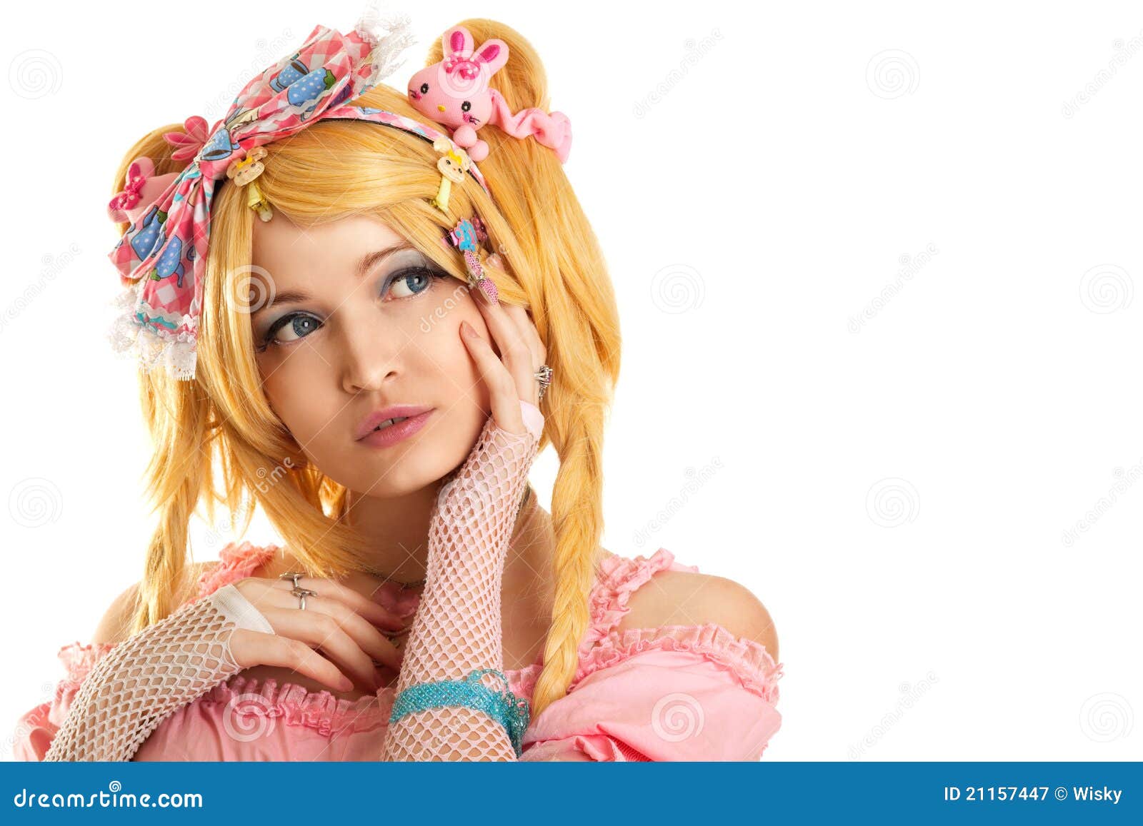 Happy japanese lolita stock photo. Image of cosplay, makeup - 44181902