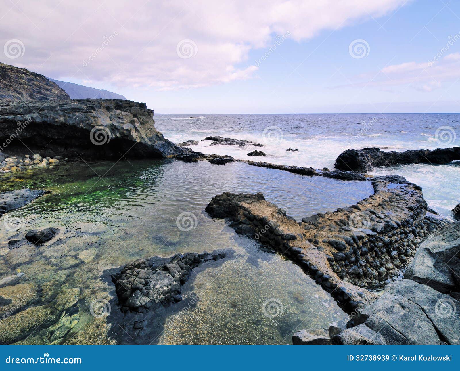 charco azul on hierro