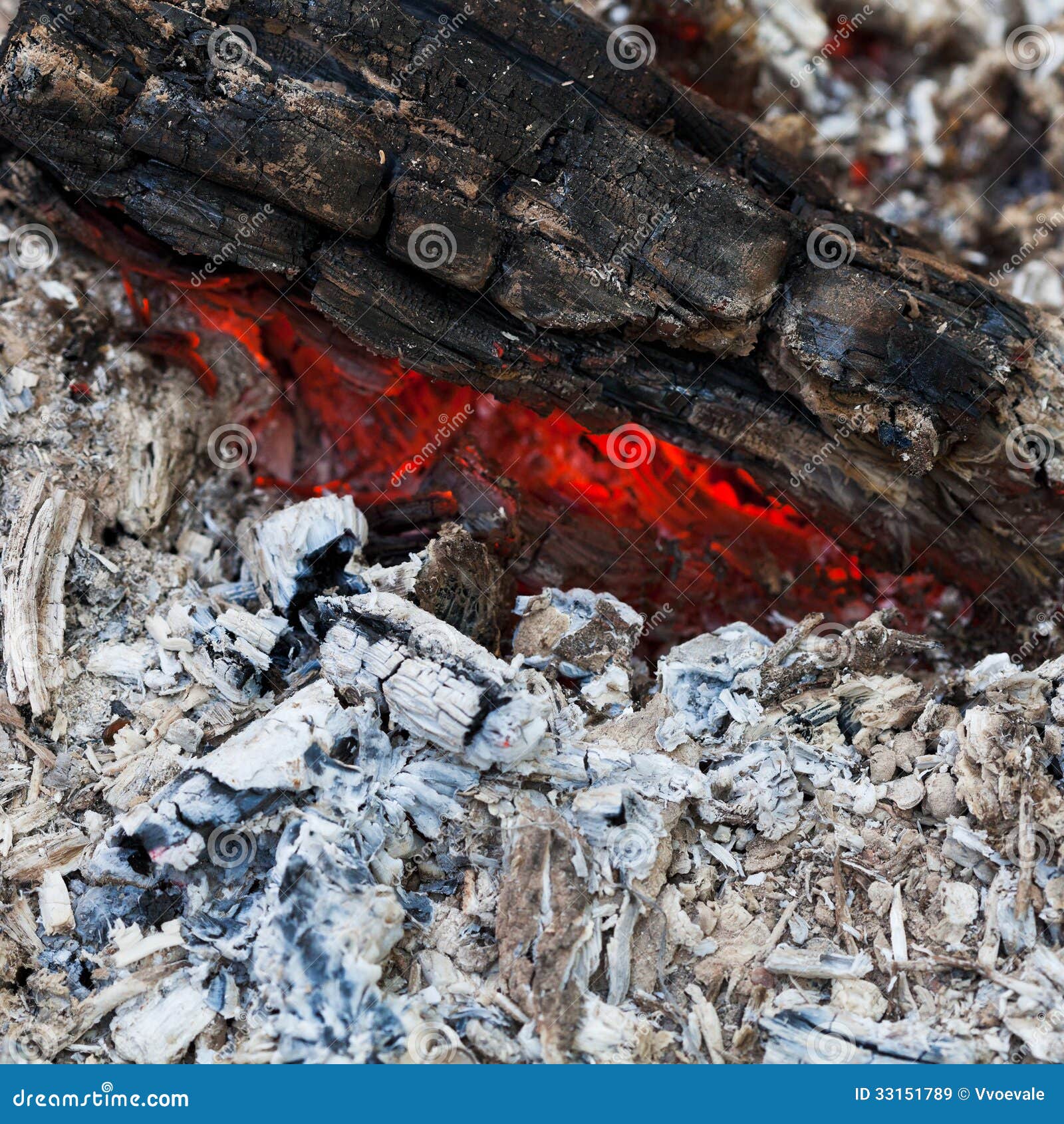 Charcoal and ash from fire stock image. Image of flame 33151789