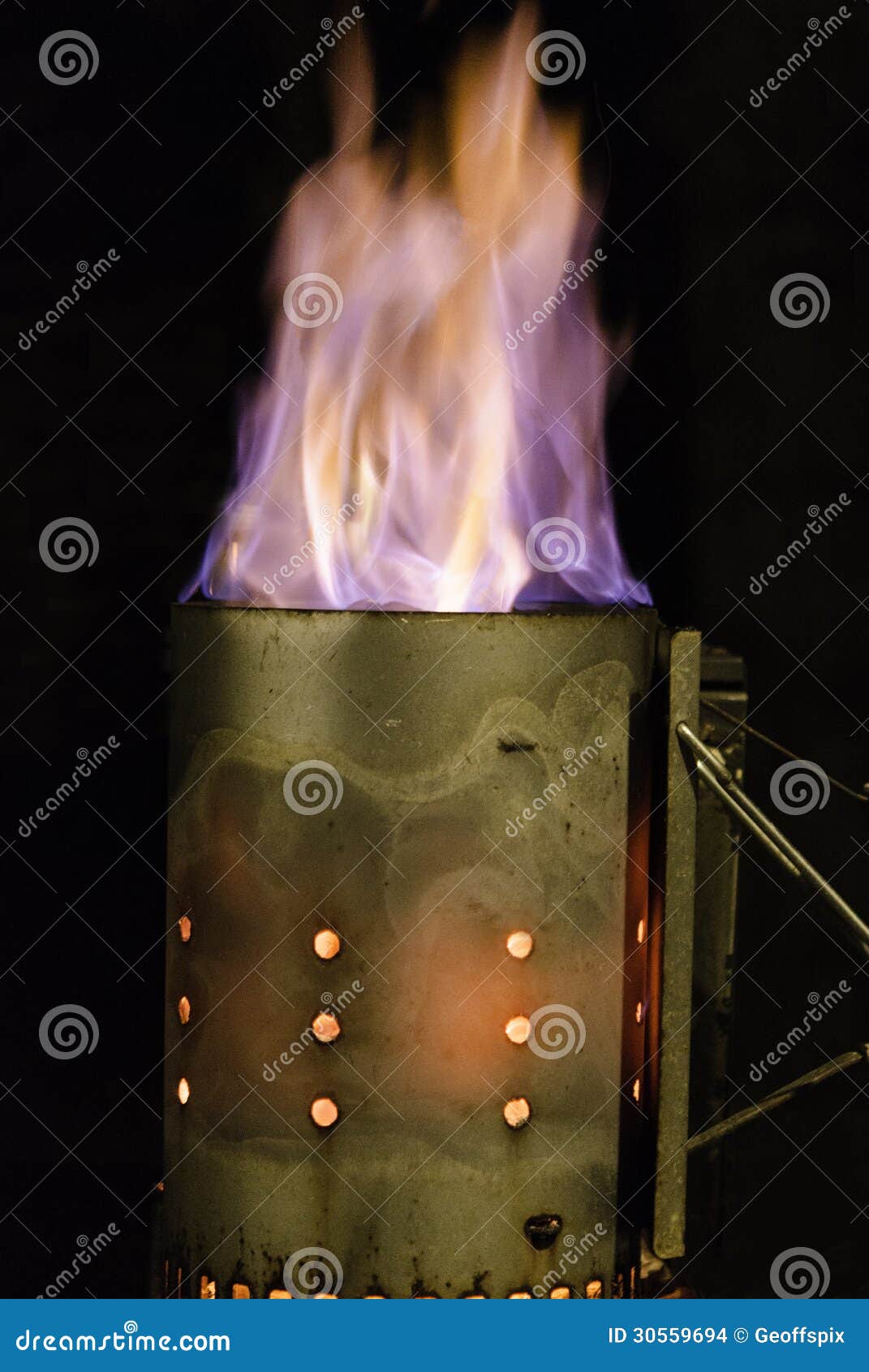 Charcoal Burning stock photo. Image of energy, heat, flame 30559694