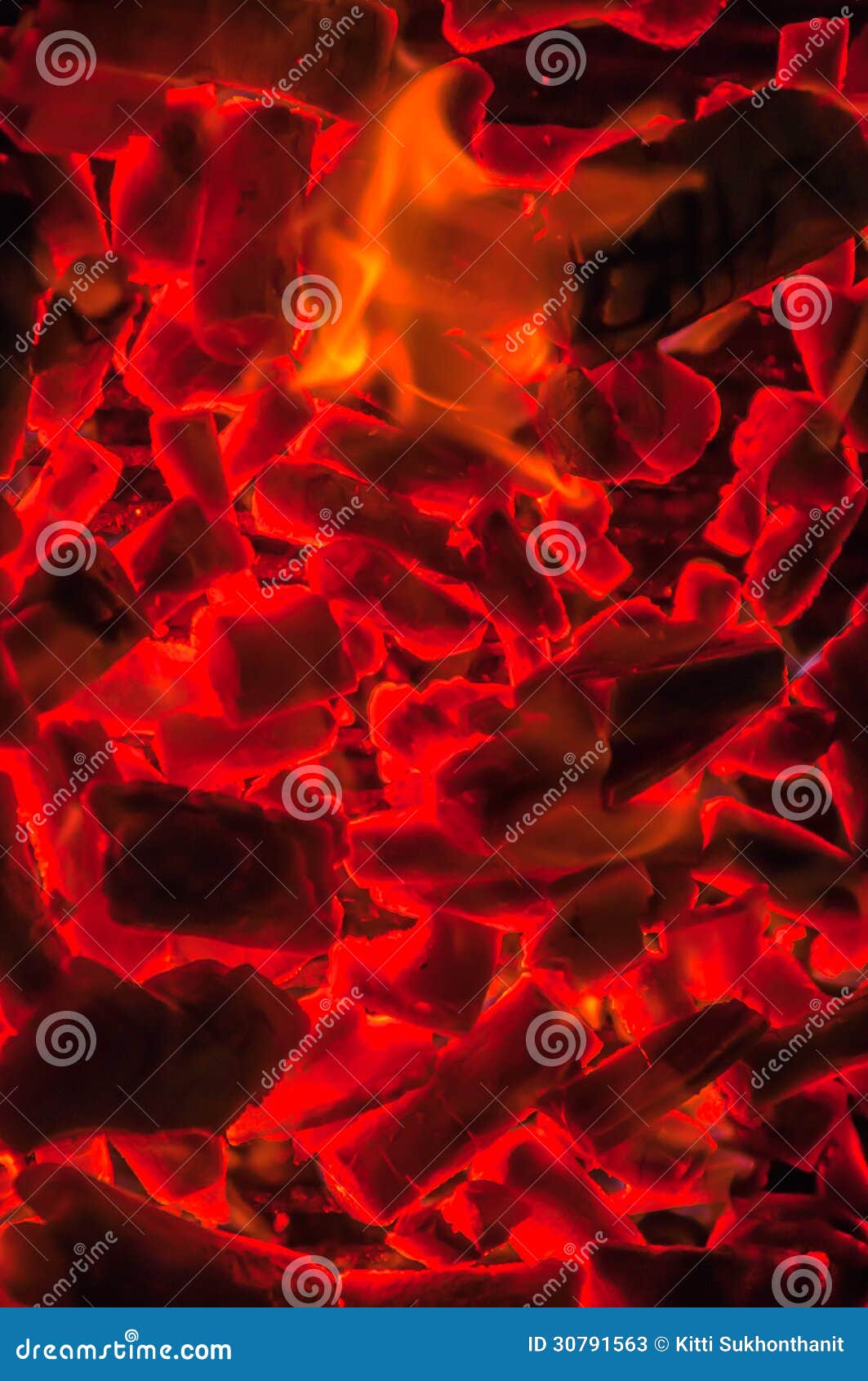 Charcoal fire stock image. Image of danger, appetizer 30791563