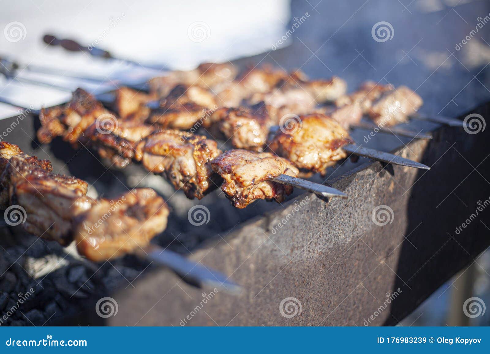 Armenian Shish Kebab - Skewered Lamb Cooked Over Hot Coals