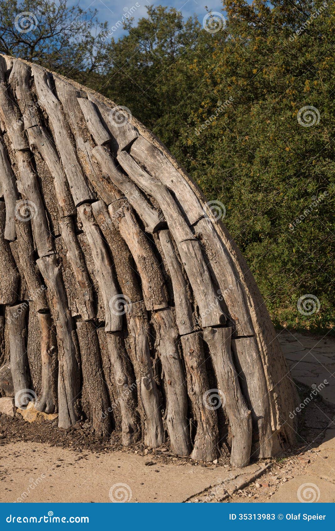 Charcoal kiln traditional stock image. Image of bolts 35313983
